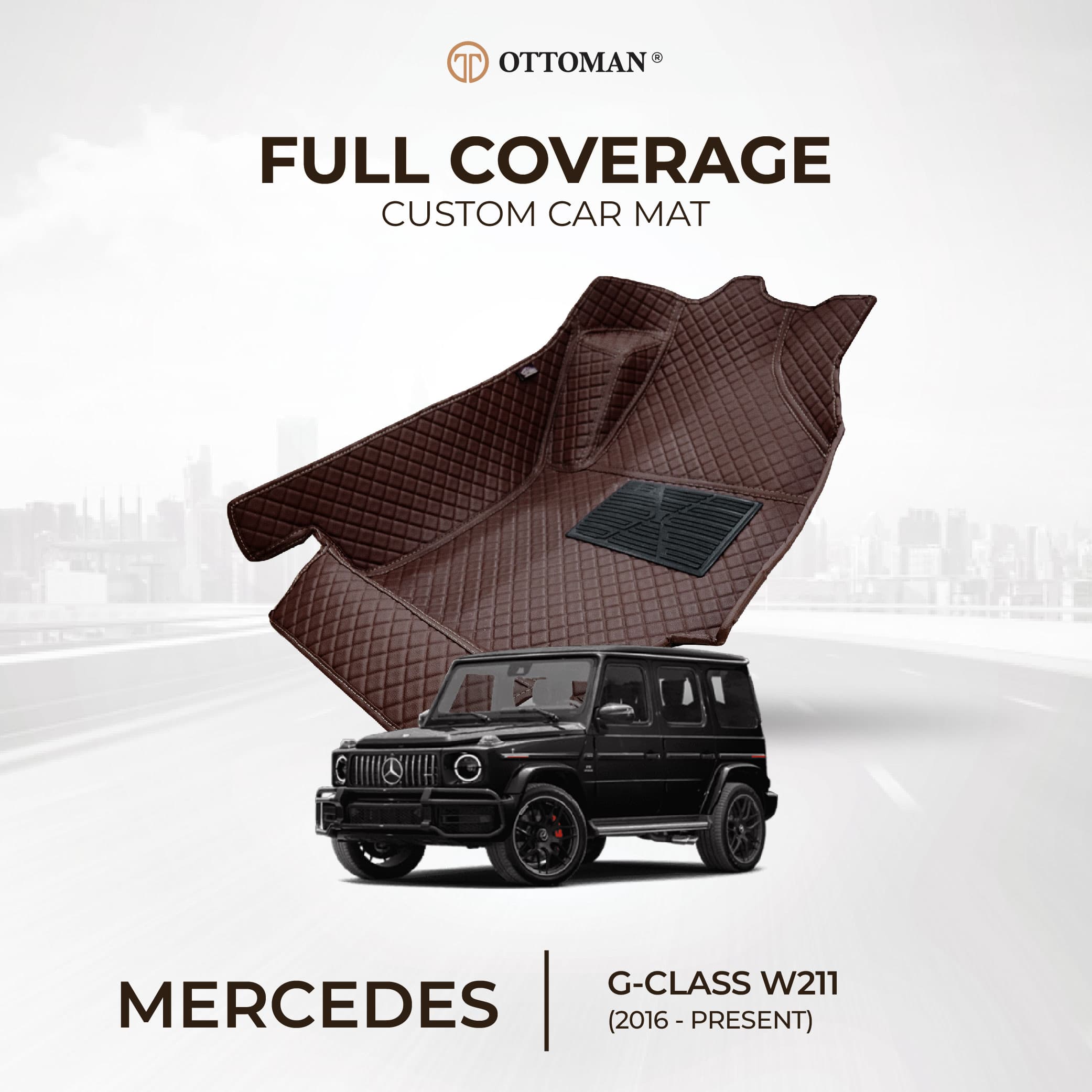 Mercedes Benz G-Class (2016-Present) Ottoman Car Mat
