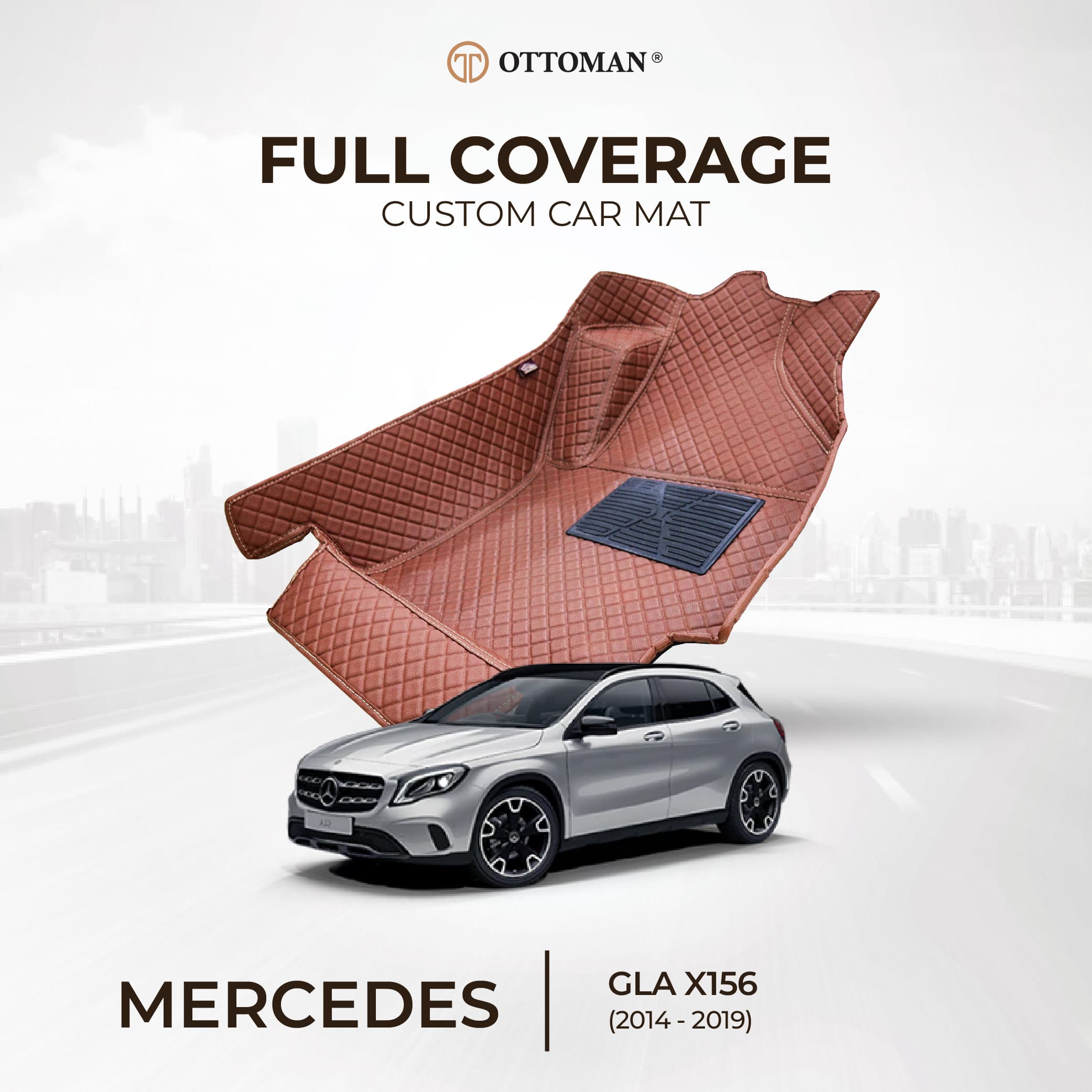 Mercedes Benz GLA X156 (2013-2019) Ottoman Car Mat