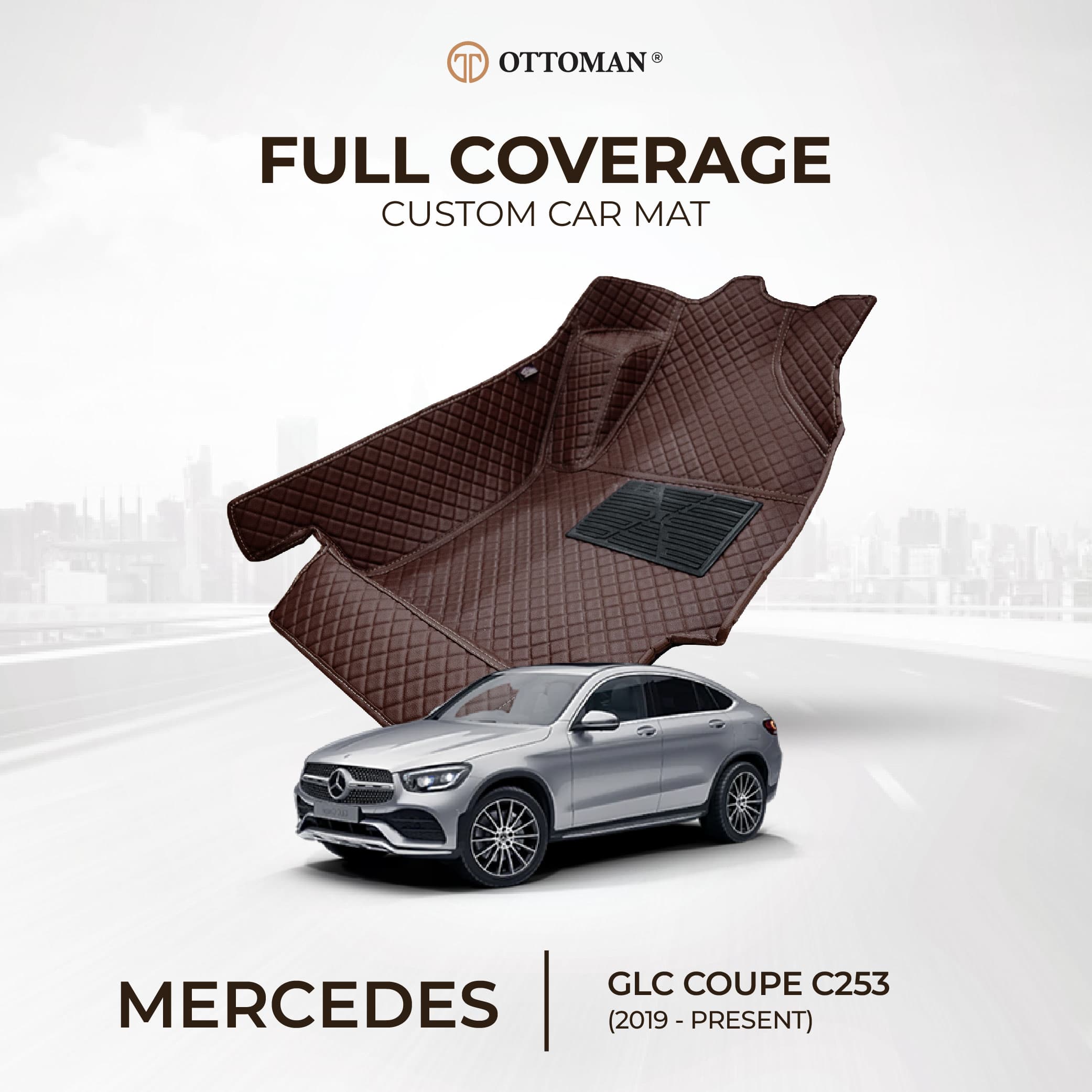 Mercedes Benz GLC Coupe C253 (2019-Present) Ottoman Car Mat