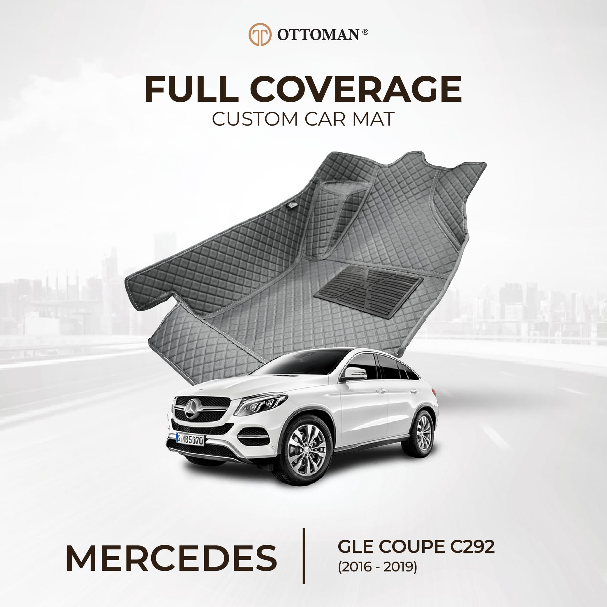 Mercedes Benz GLE Coupe C292 (2016-2019) Ottoman Car Mat