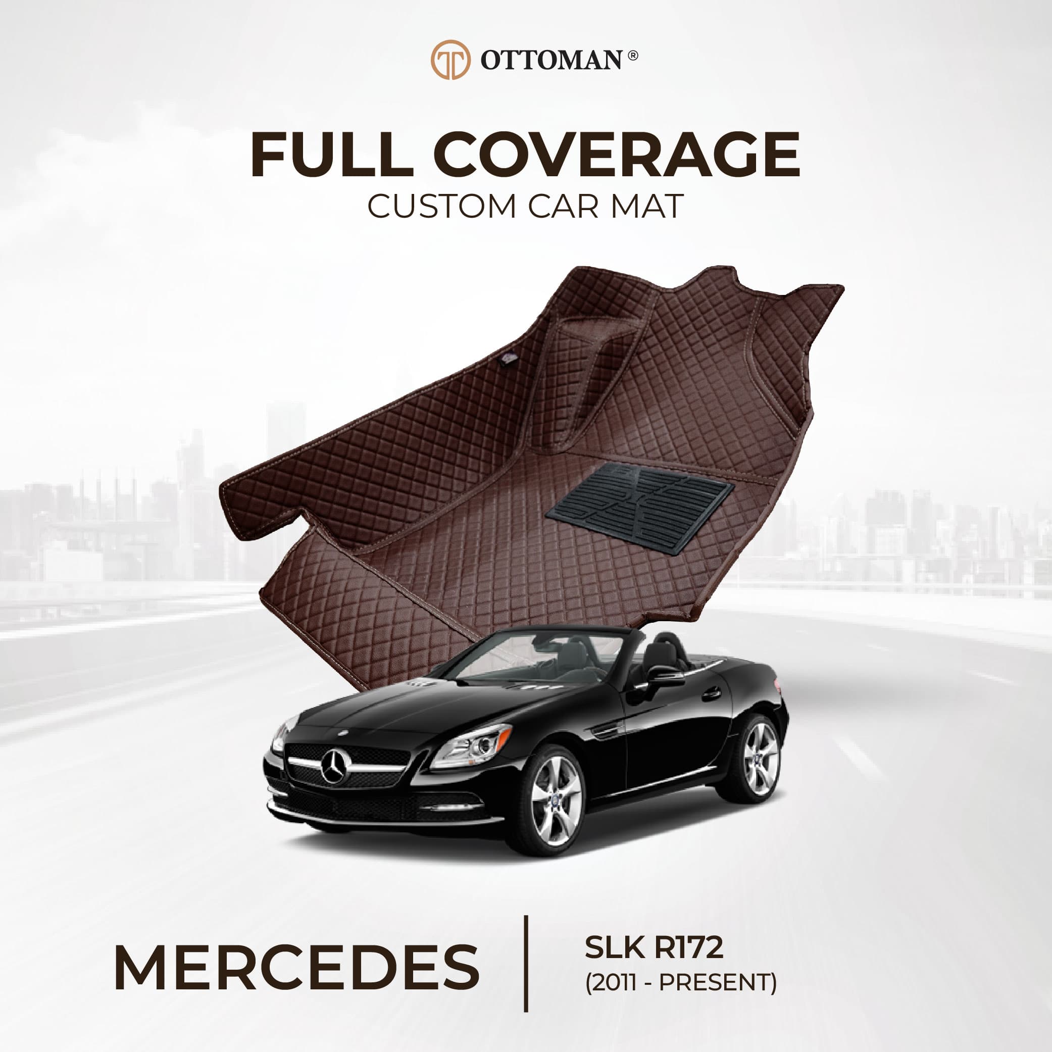 Mercedes Benz SLK R172 (2011-Present) Ottoman Car Mat