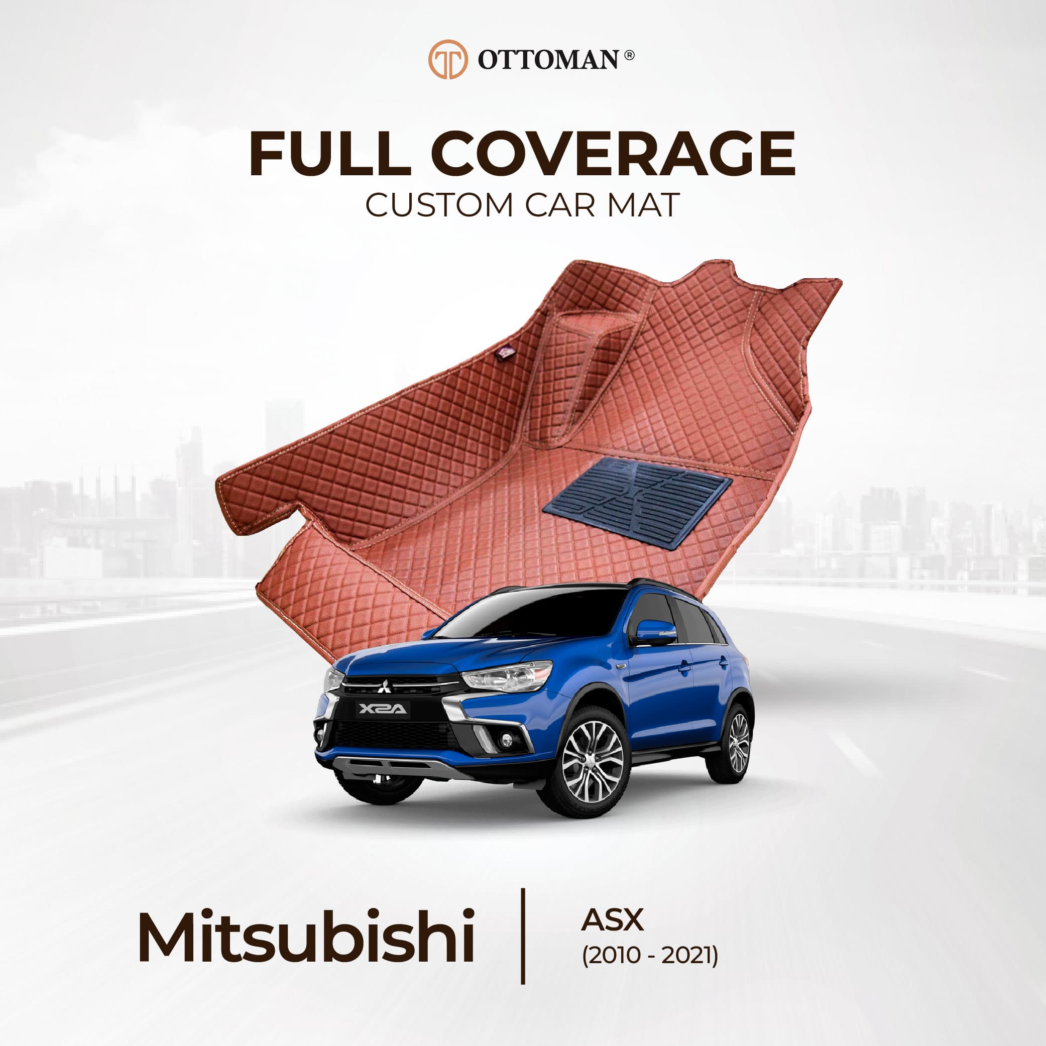 Mitsubishi ASX with Ottoman custom-fit 3D car mats