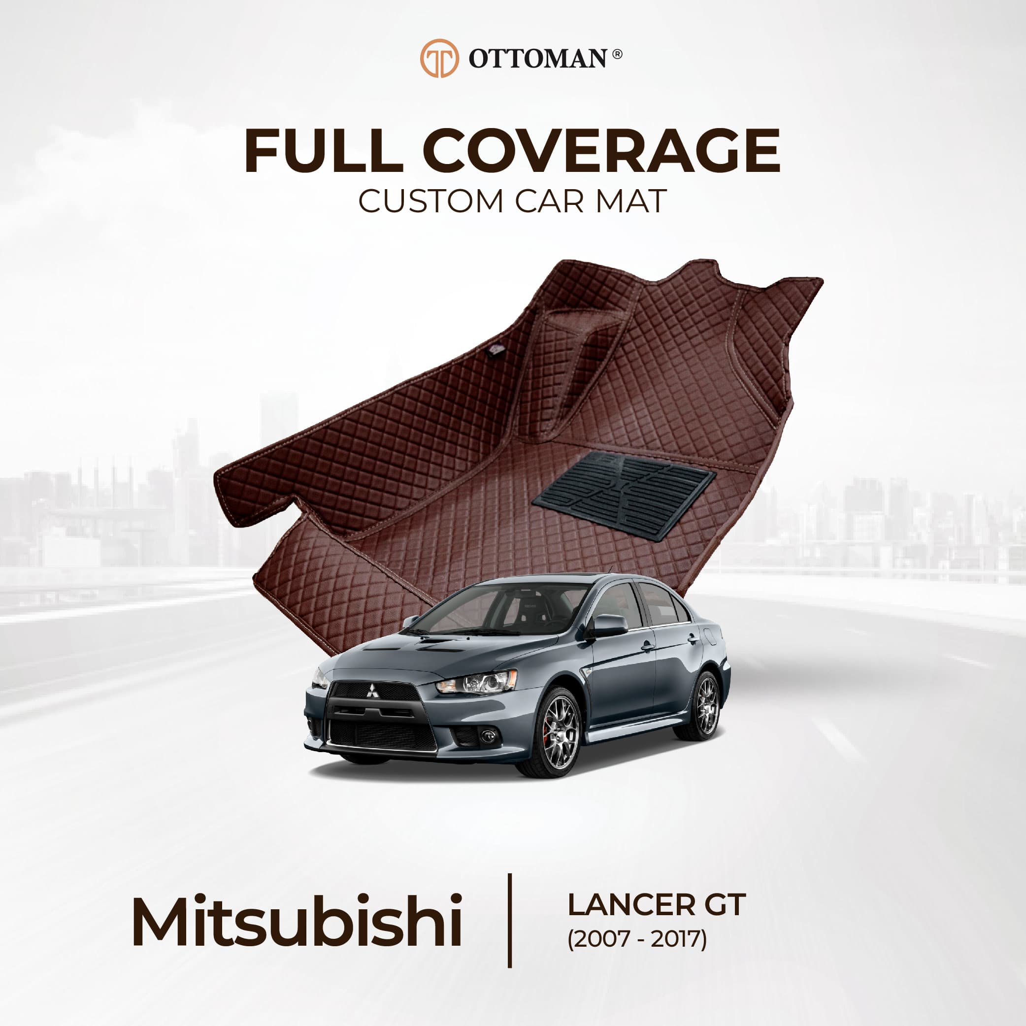 Mitsubishi Lancer Gt (2007-2017) Ottoman Car Mat