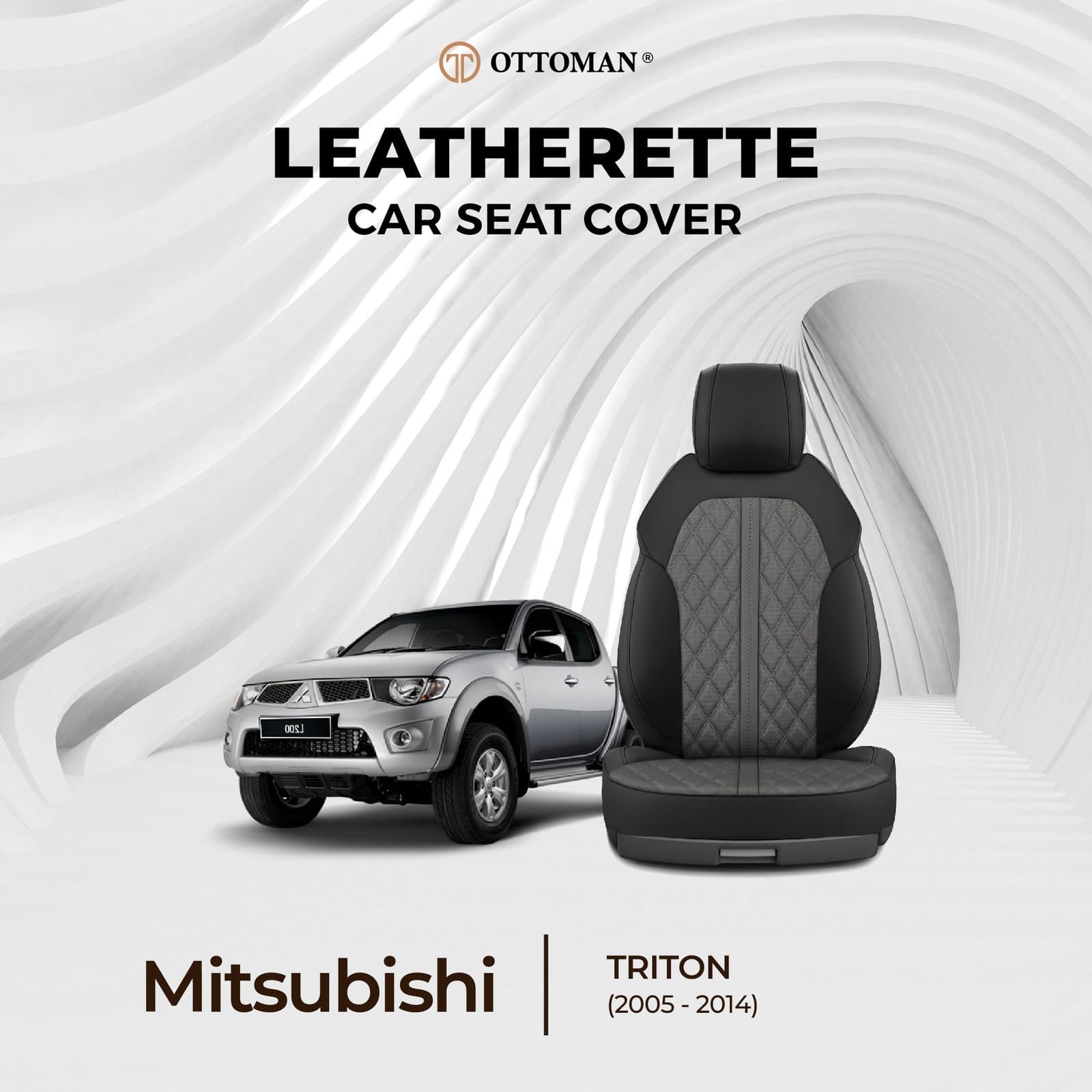 Mitsubishi Triton (2005-2014) Ottoman Seat Cover
