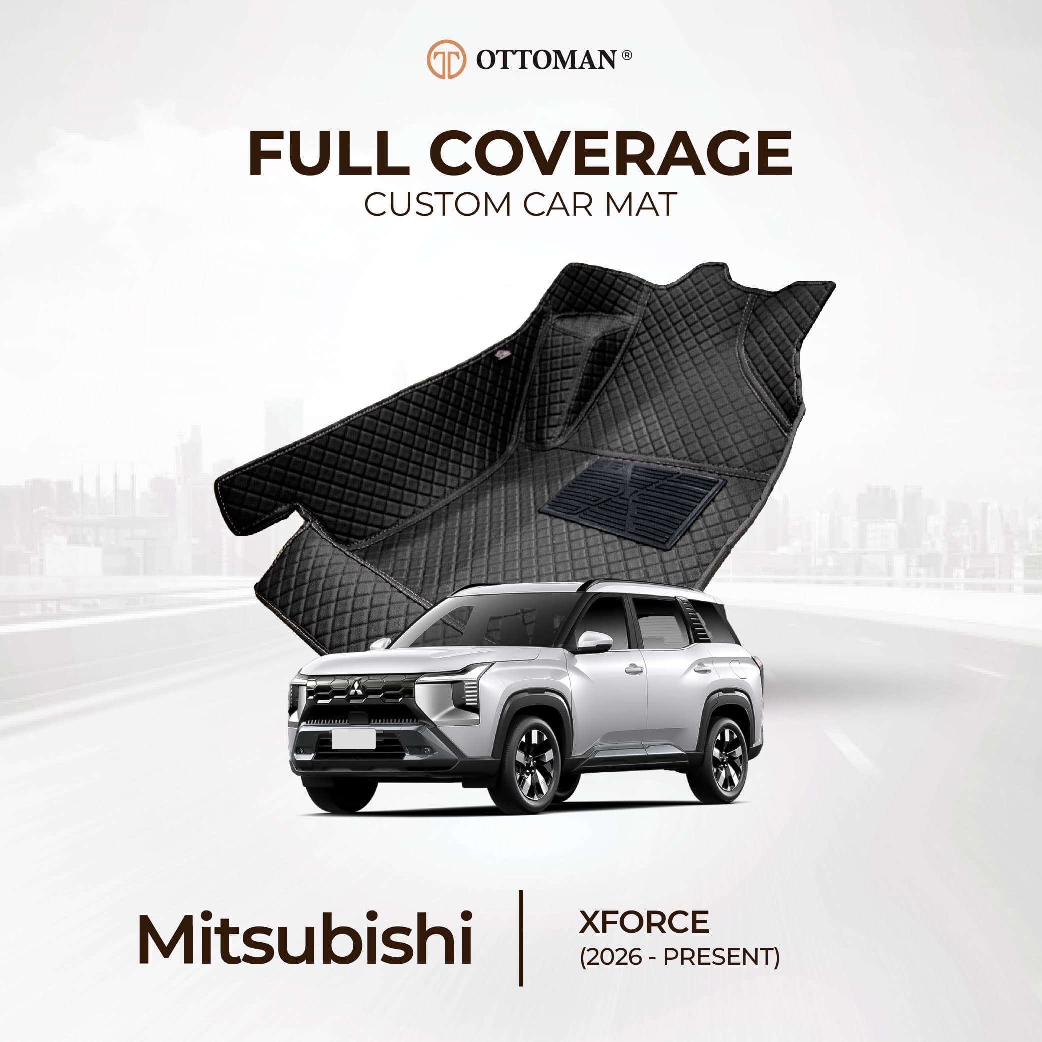 Mitsubishi XForce (2026-Present) Ottoman Car Mat