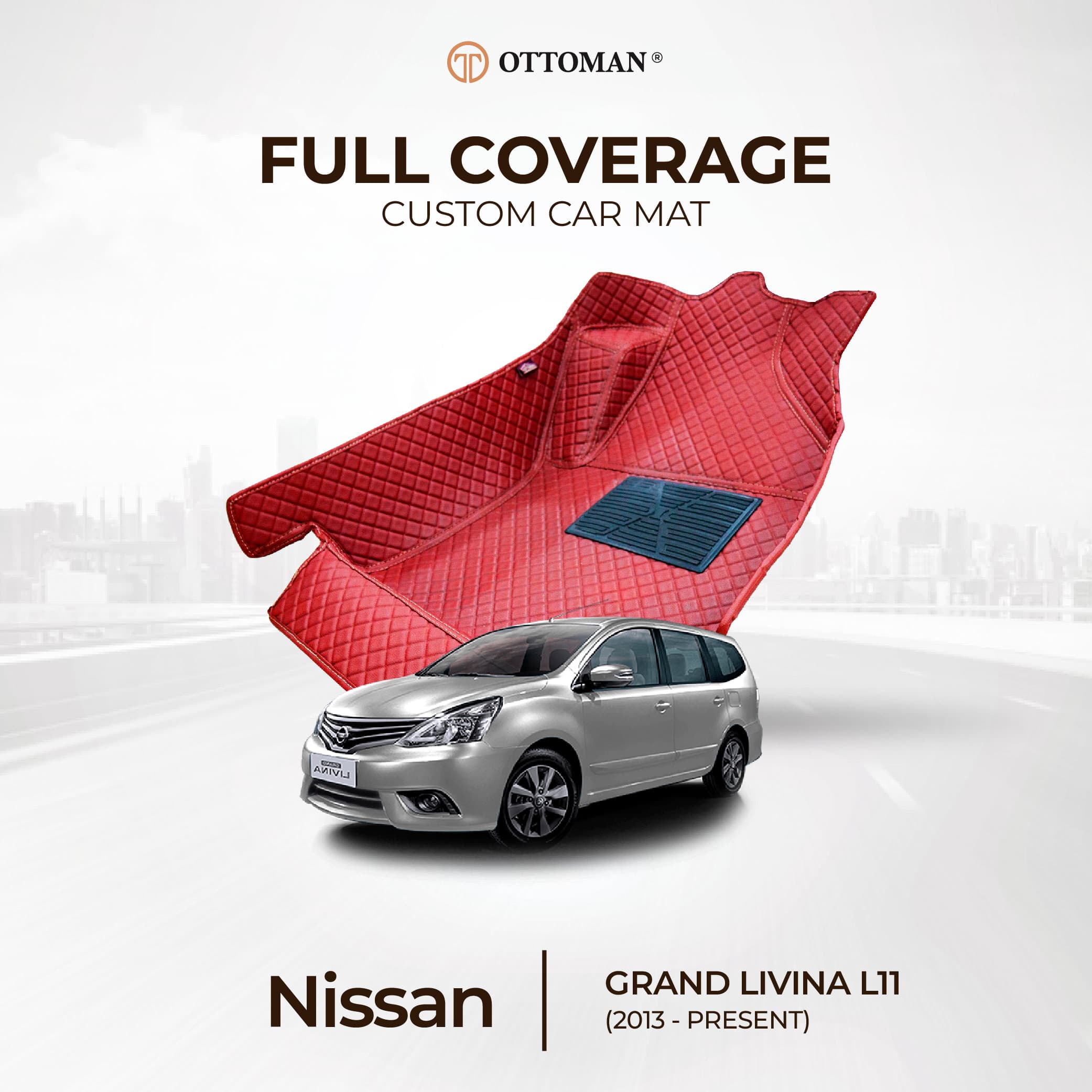 Nissan Grand Livina L11 (2013-Present) Ottoman Car Mat