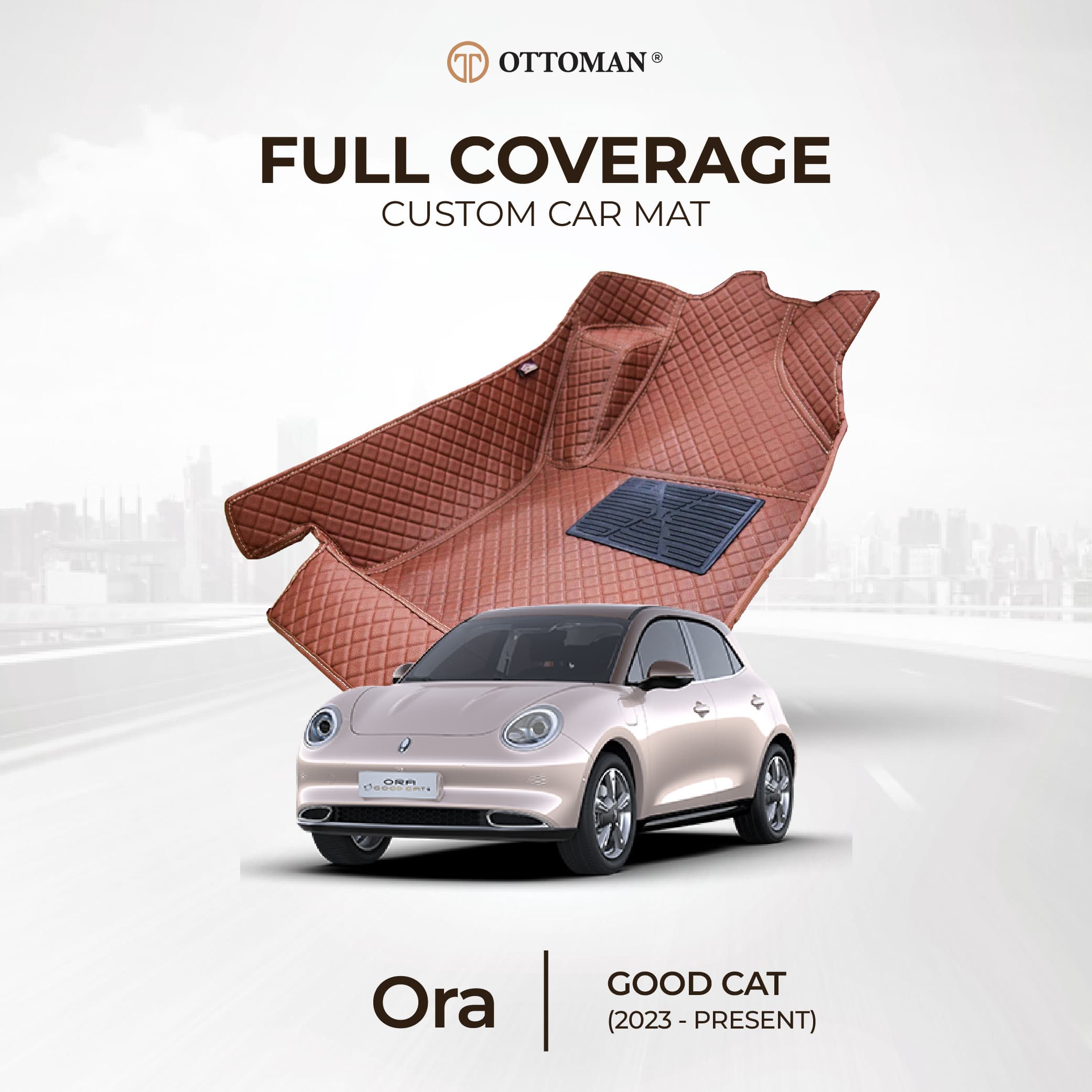 Ora Good Cat with Ottoman custom-fit 3D car mats