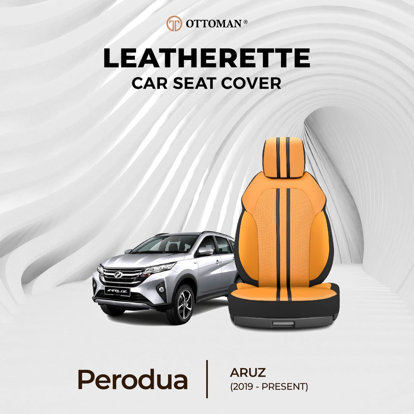 Perodua Aruz (2019-Present) Ottoman Seat Cover
