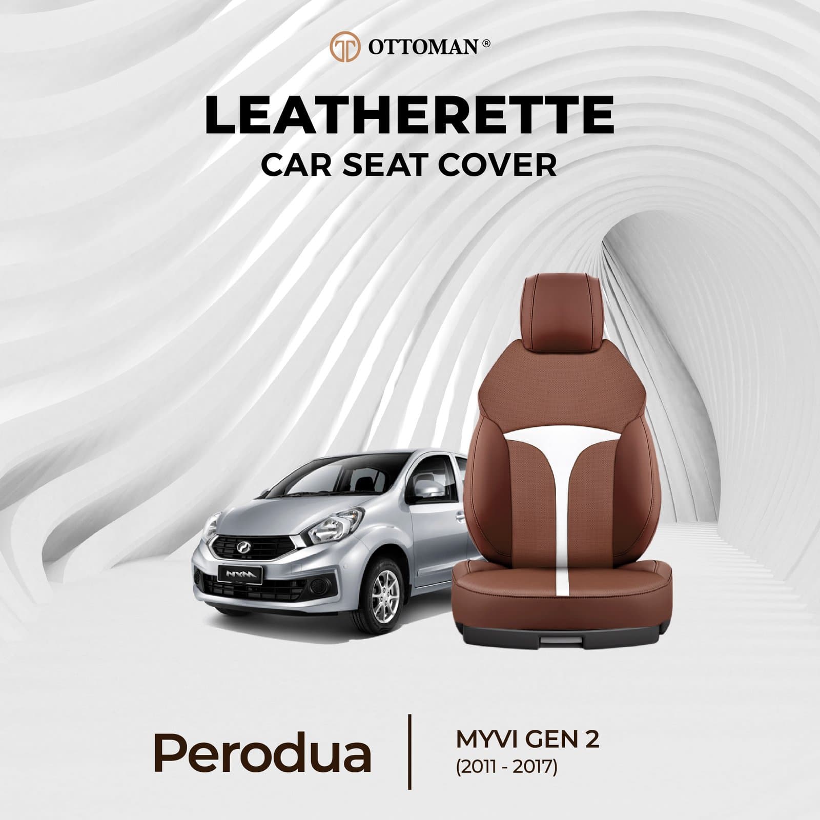 Perodua Myvi (2011-2017) Ottoman Seat Cover