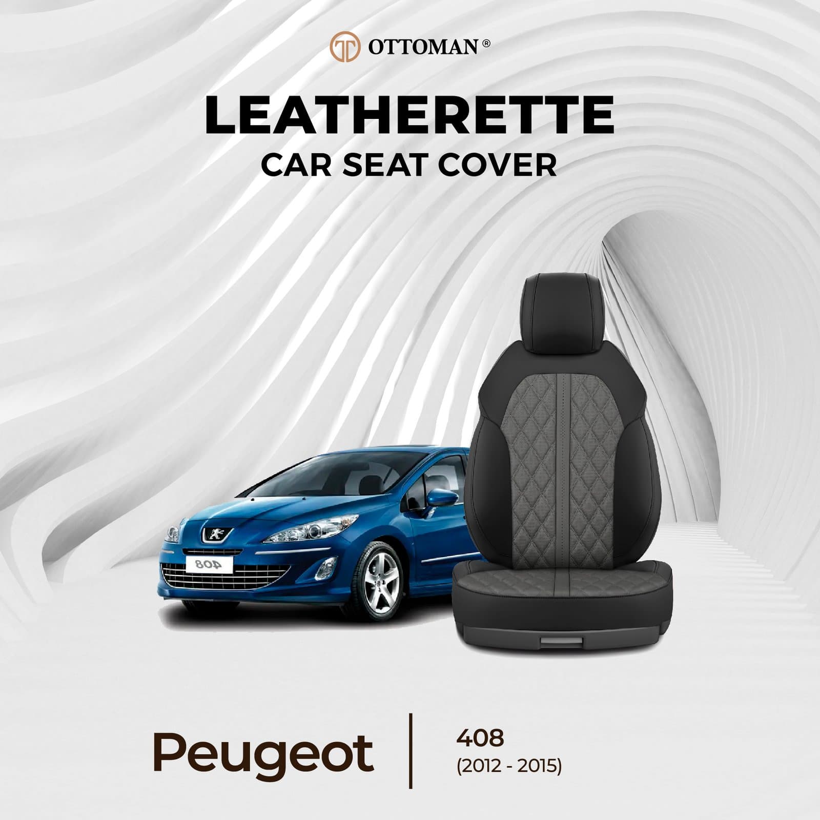 Peugeot 408 (2012-2015) Ottoman Seat Cover