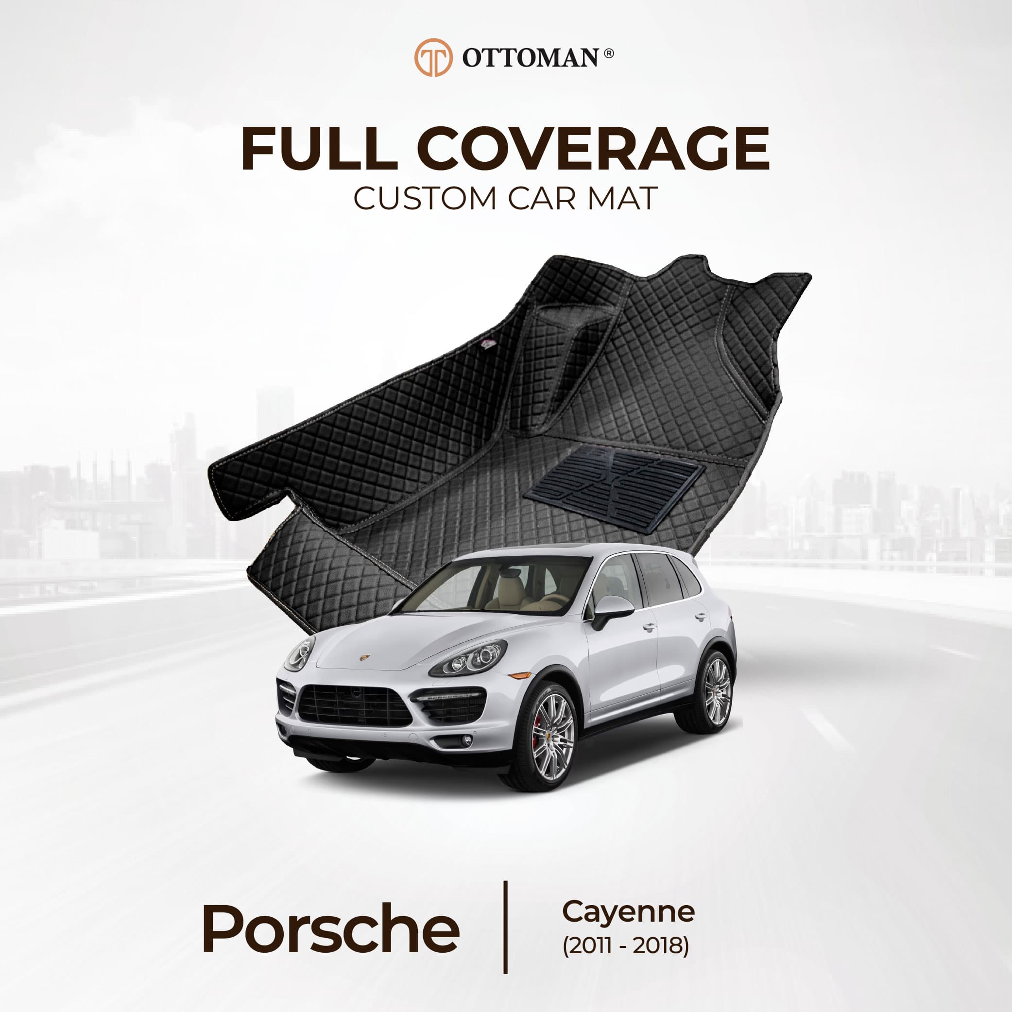 Porsche Cayenne (2011-2018) Ottoman Car Mat