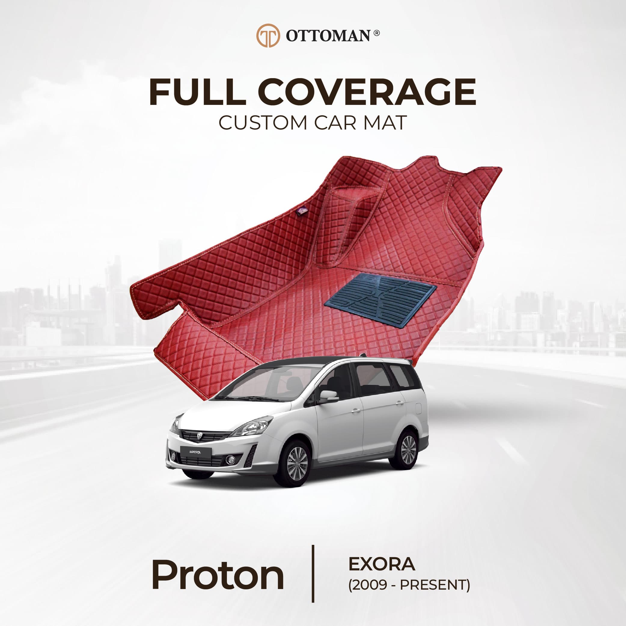 Proton Exora with Ottoman custom-fit 3D car mats