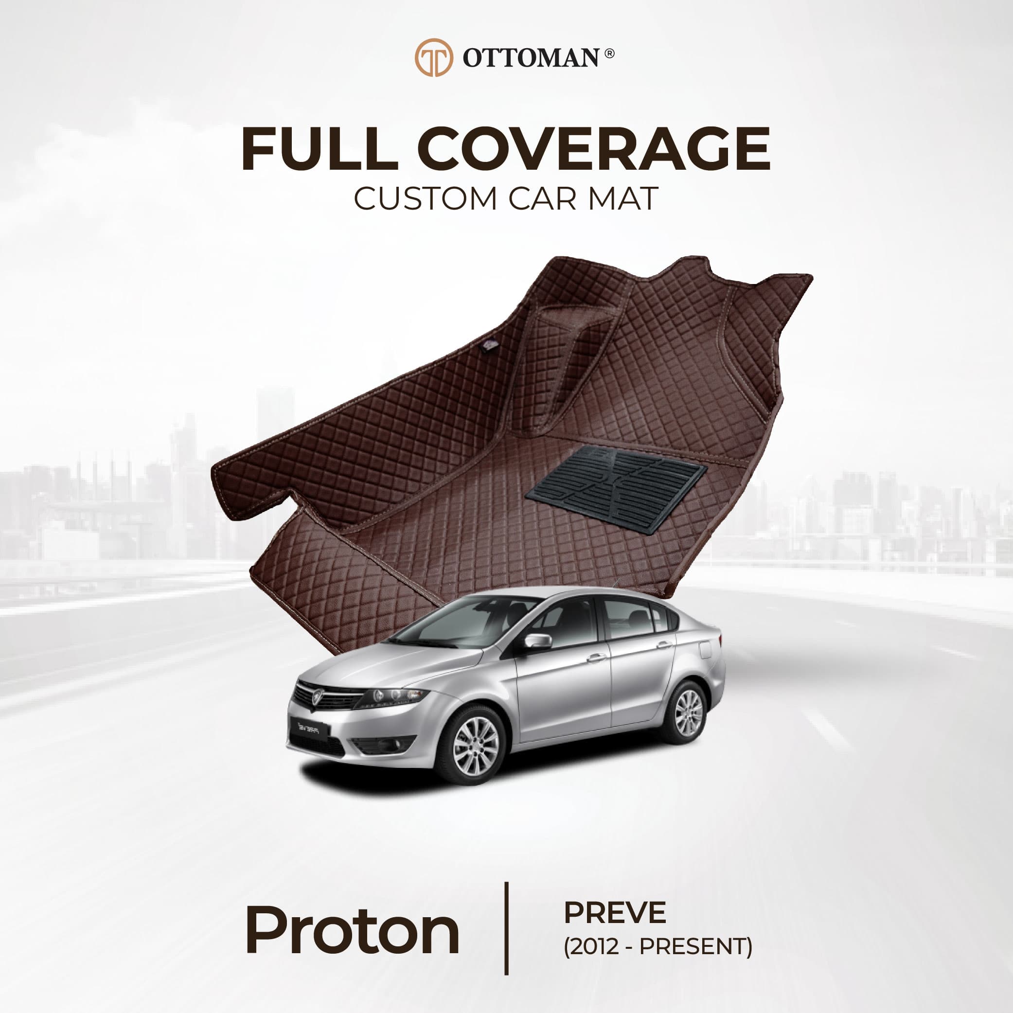 Proton Preve (2012-Present) Ottoman Car Mat