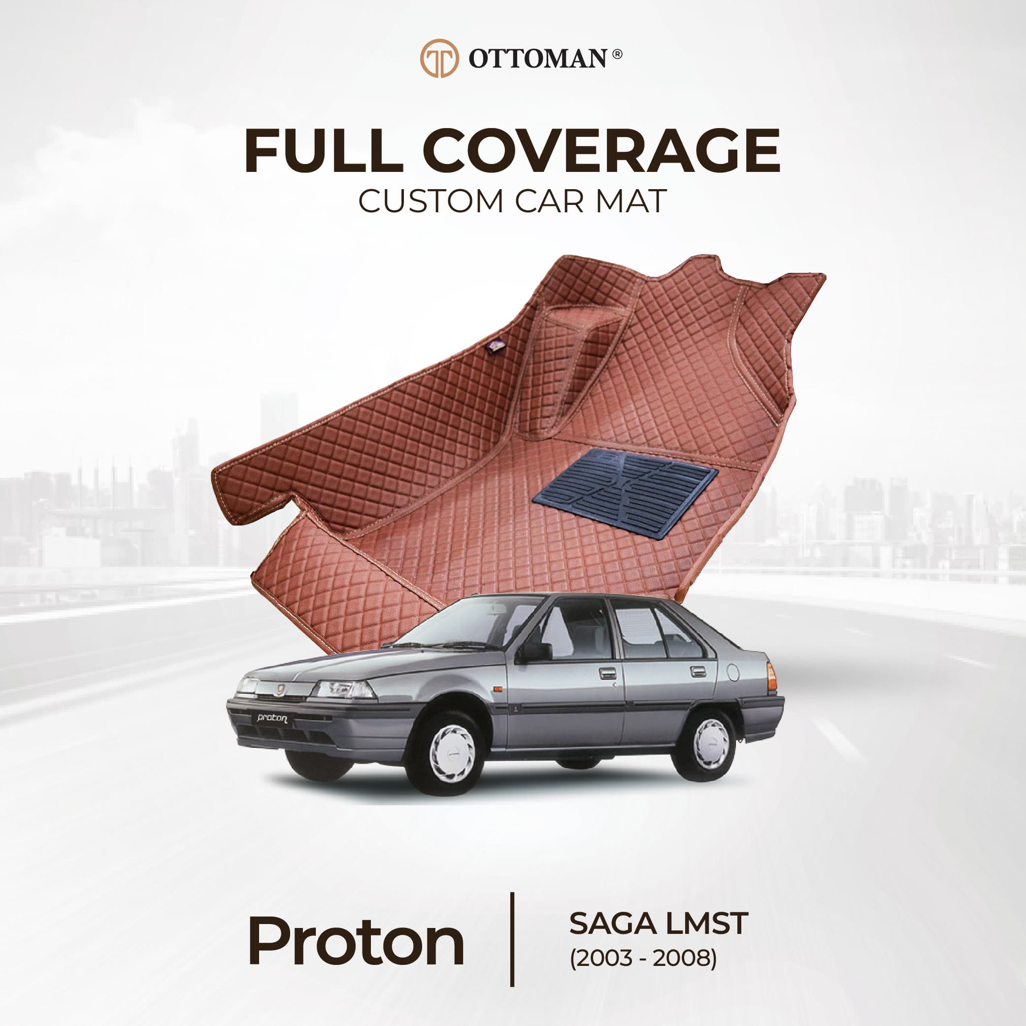 Proton Saga LMST (2003-2008) Ottoman Car Mat