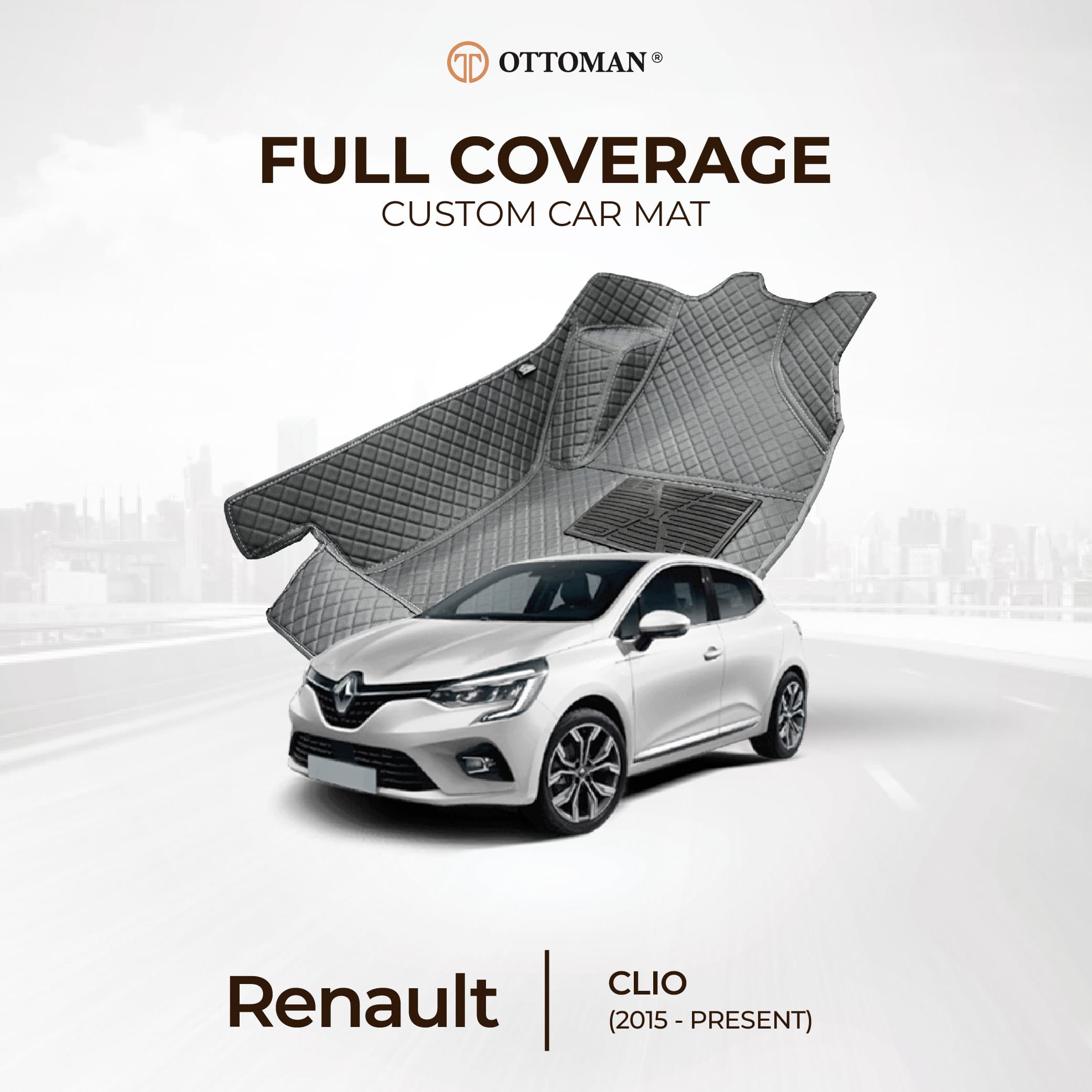 Renault Clio with Ottoman custom-fit 3D car mats