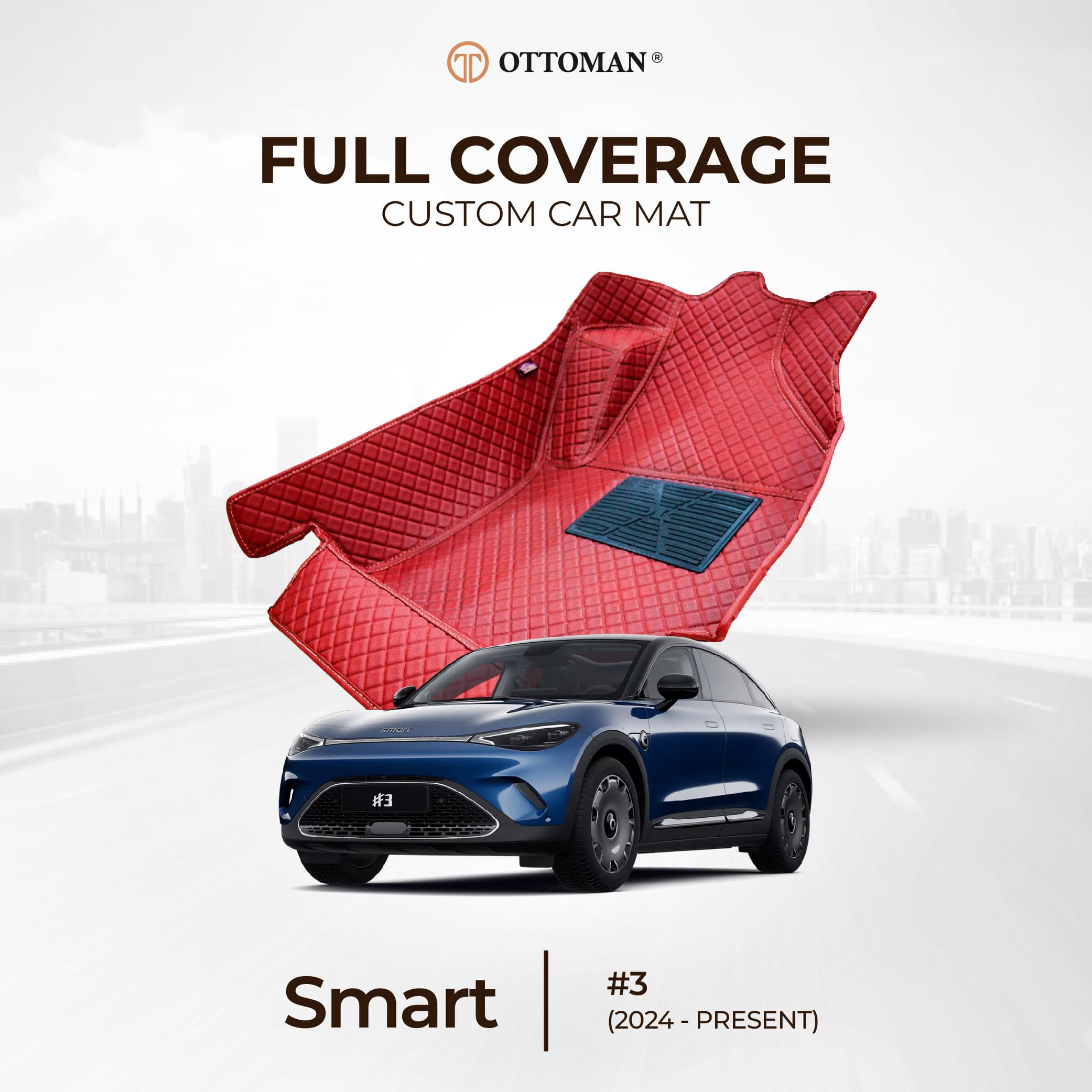 SMART #3 (2024-Present) Ottoman Car Mat