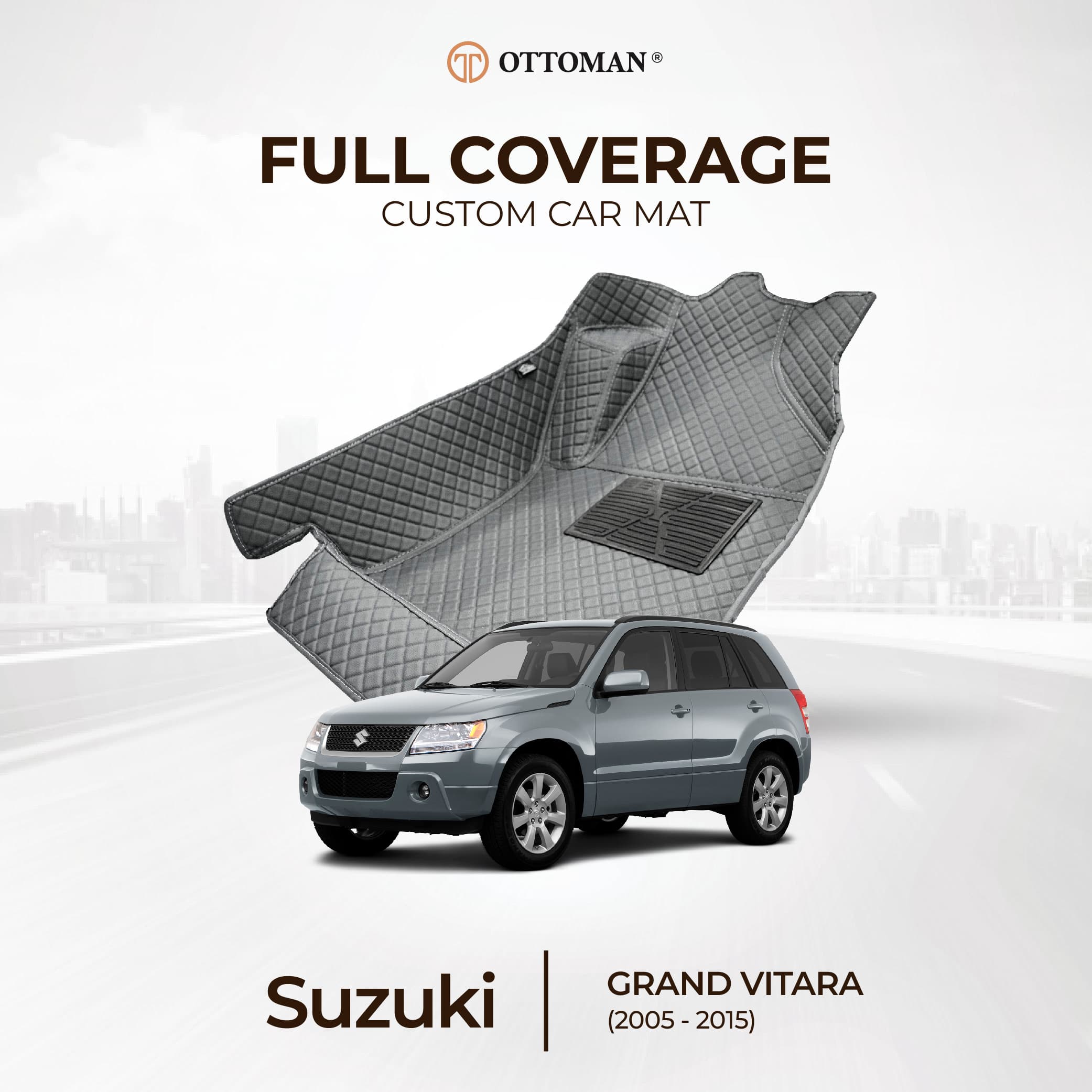 Suzuki Grand Vitara with Ottoman custom-fit 3D car mats