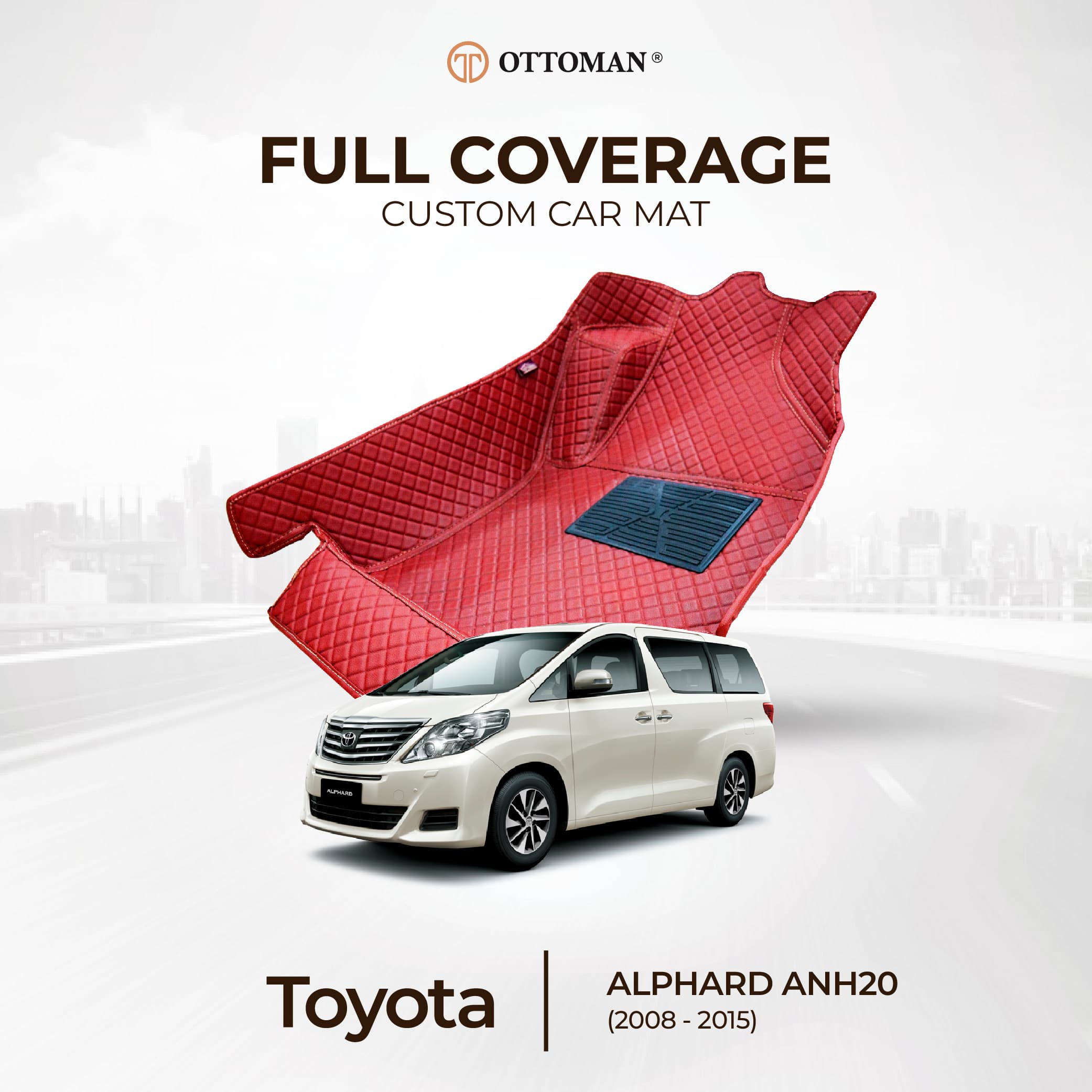 Toyota Alphard (2008-2015) Ottoman Car Mat