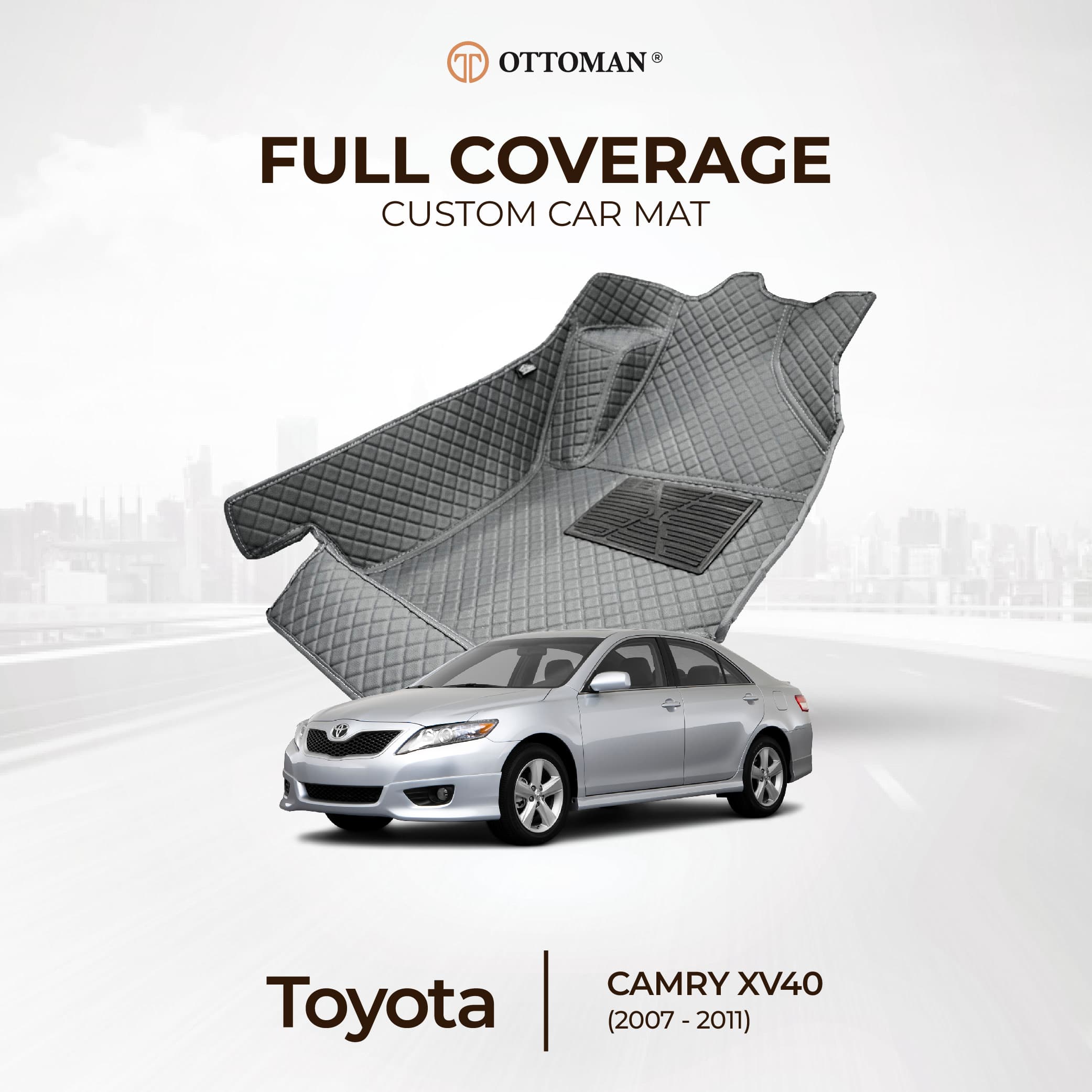 Toyota Camry XV40 (2007-2011) Ottoman Car Mat