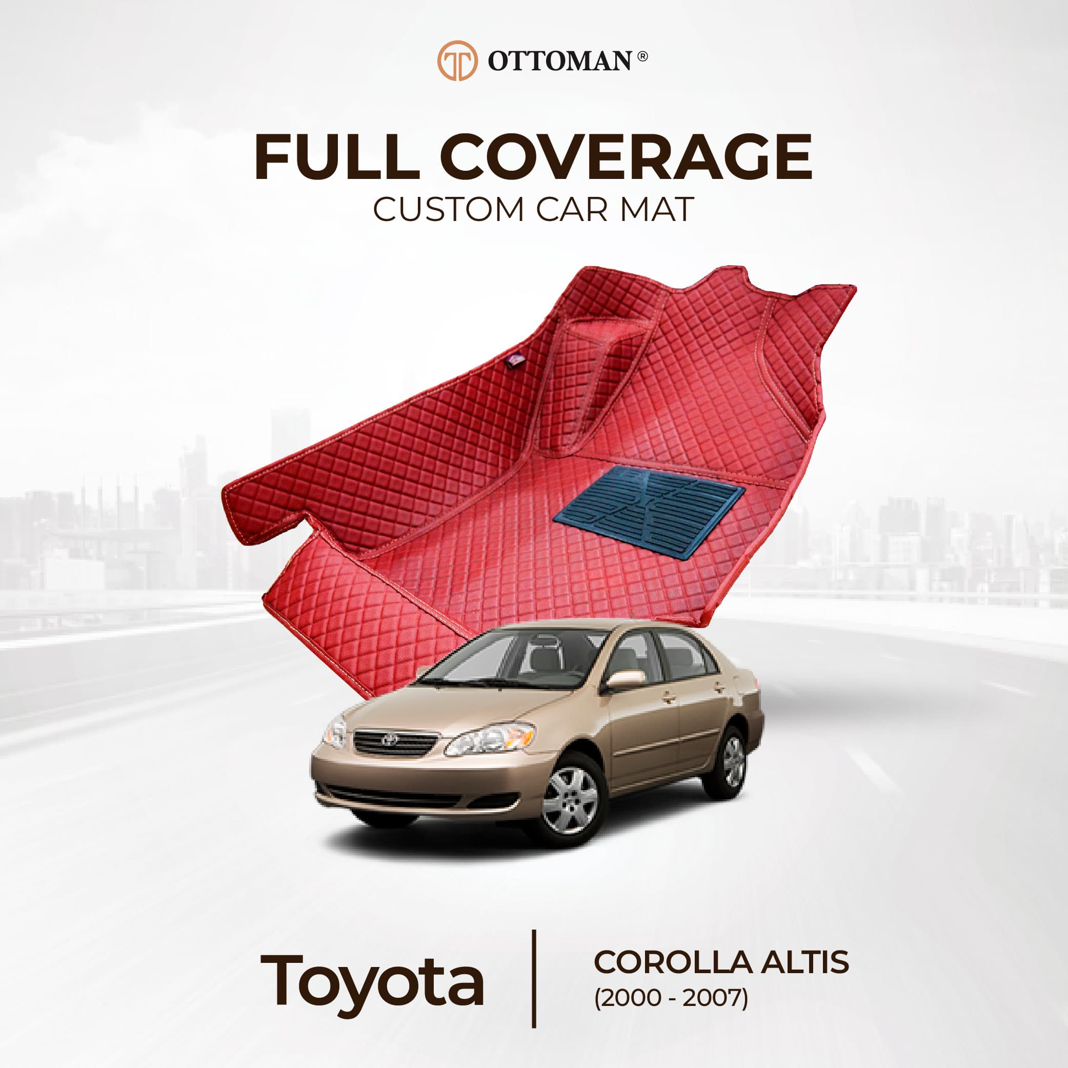 Toyota Corolla Altis (2000-2007) Ottoman Car Mat