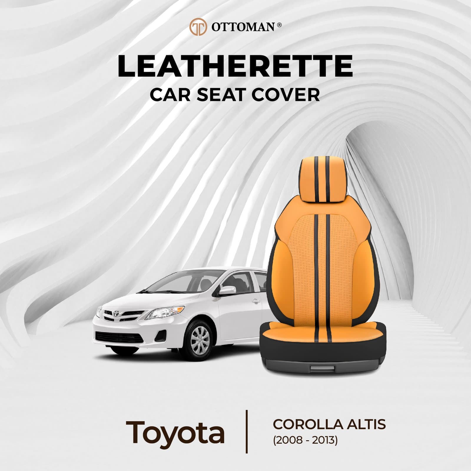 Toyota Corolla Altis (2008-2013) Ottoman Seat Cover