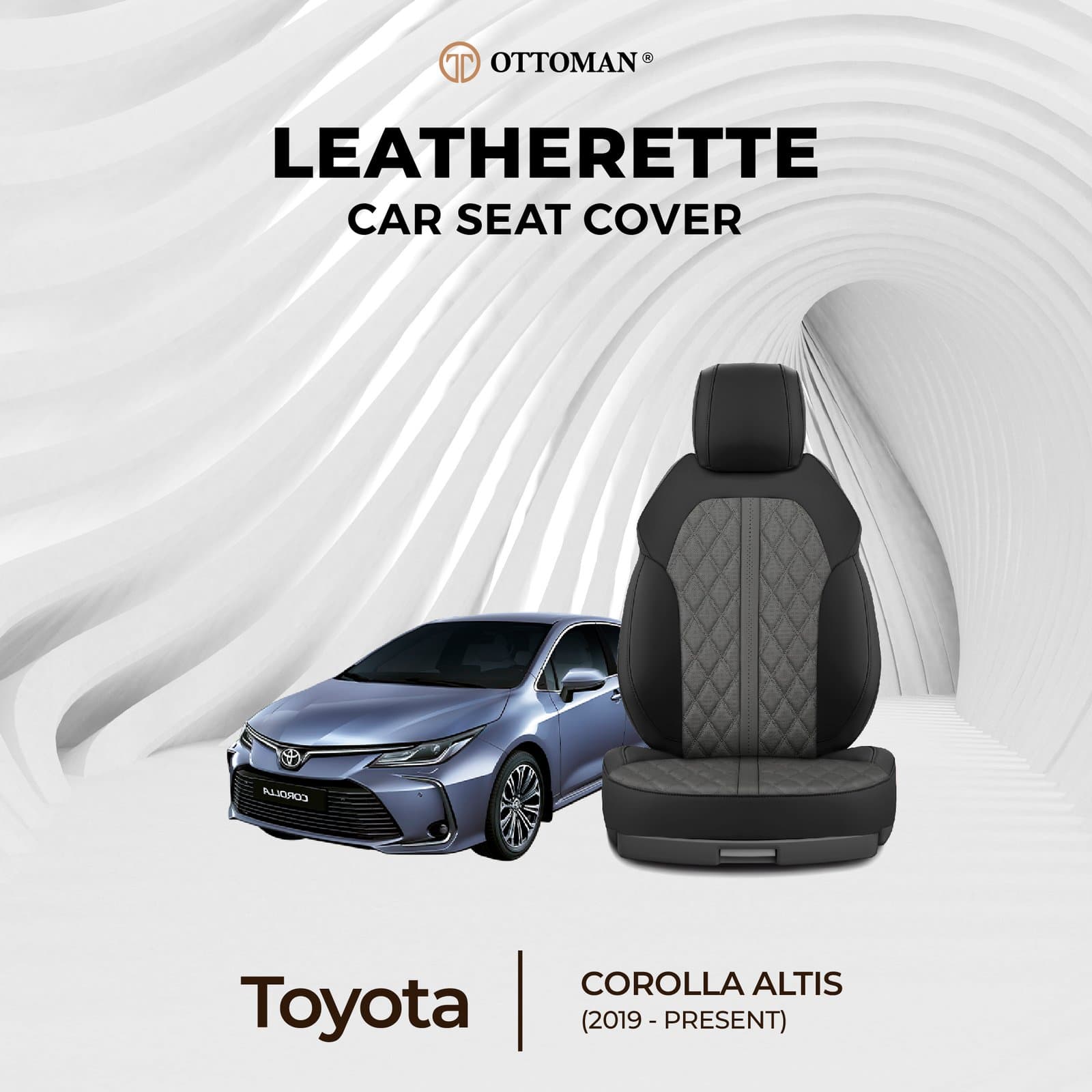 Toyota Corolla Altis (2019-Present) Ottoman Seat Cover