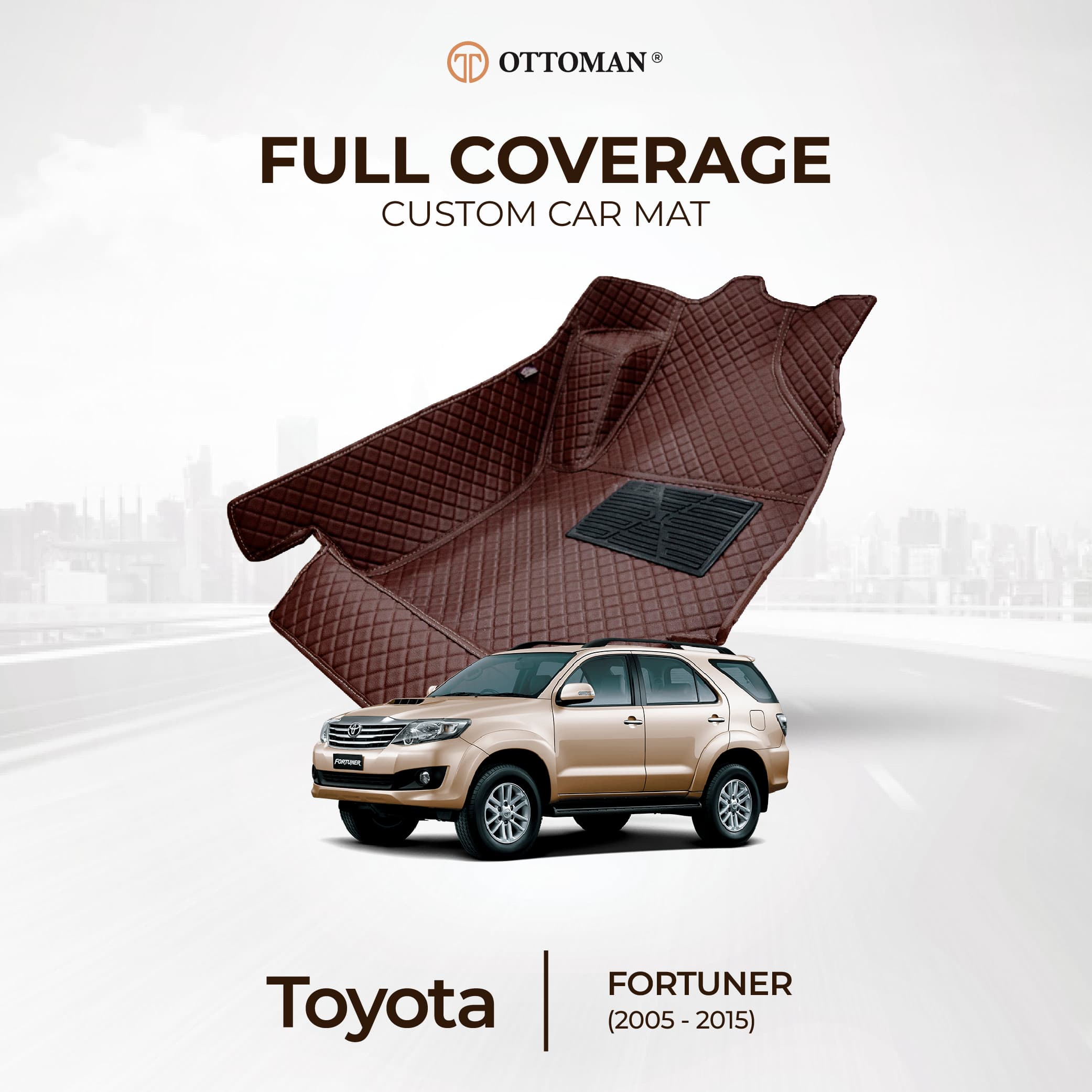 Toyota Fortuner (2005-2015) Ottoman Car Mat