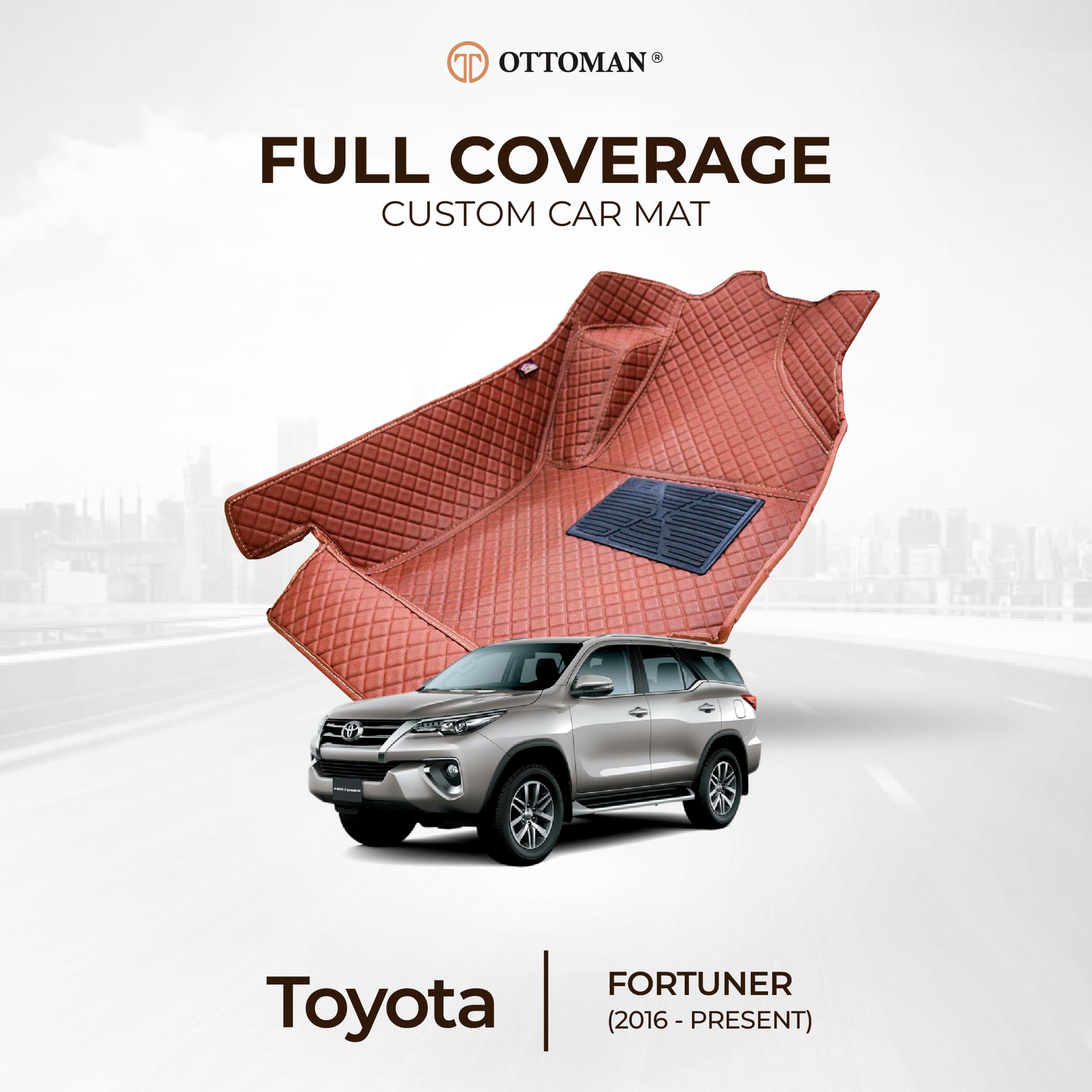 Toyota Fortuner (2016-Present) Ottoman Car Mat