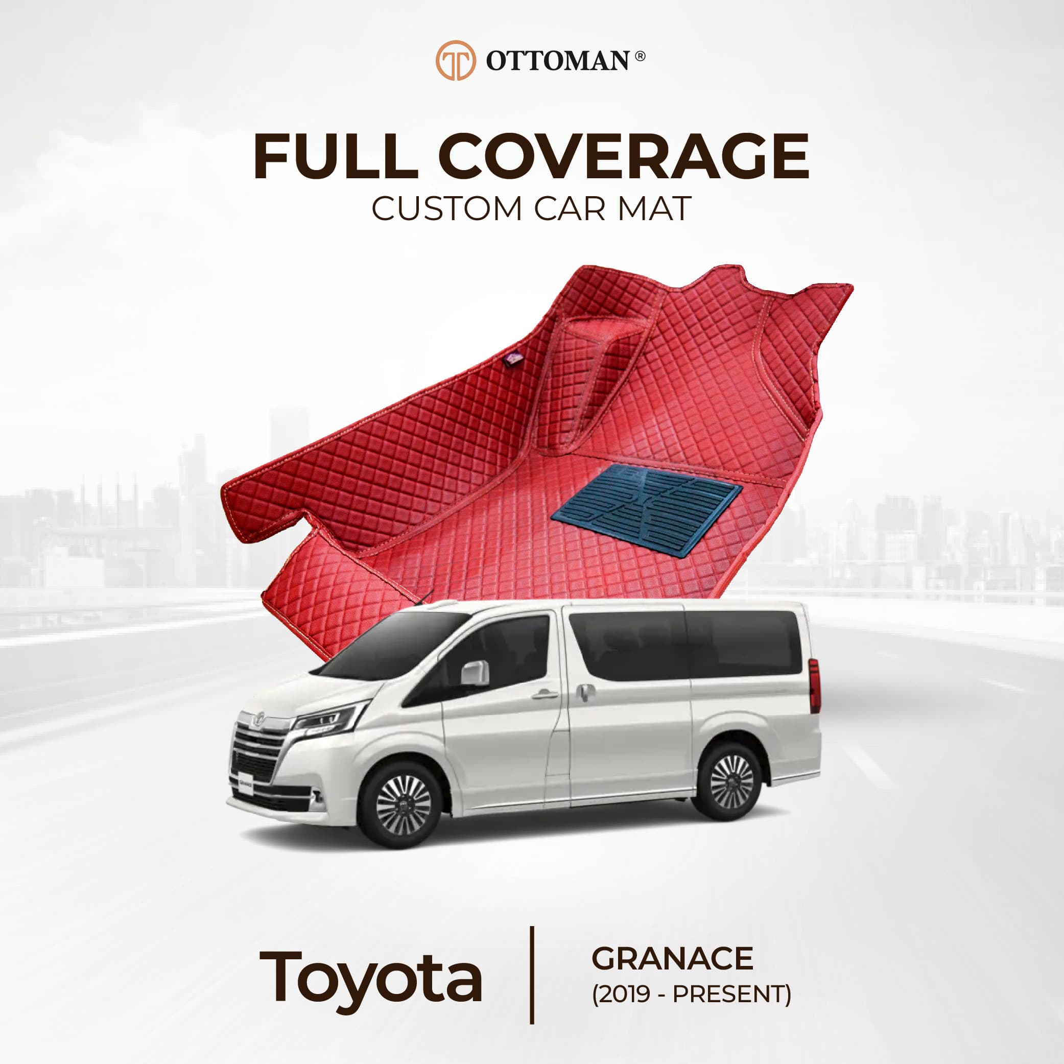 Toyota Granace (2019-Present) Ottoman Car Mat