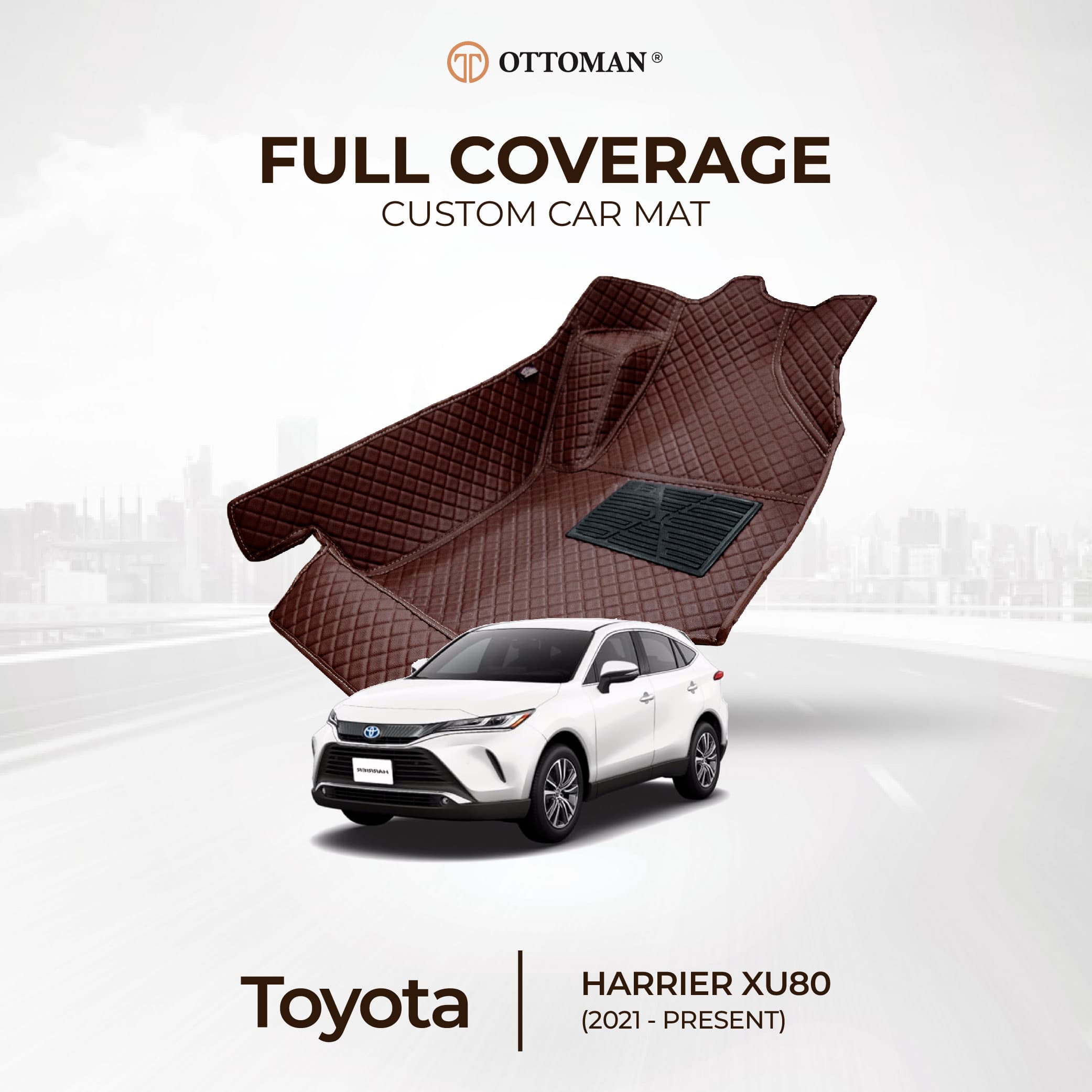 Toyota Harrier XU80 (2021-Present) Ottoman Car Mat
