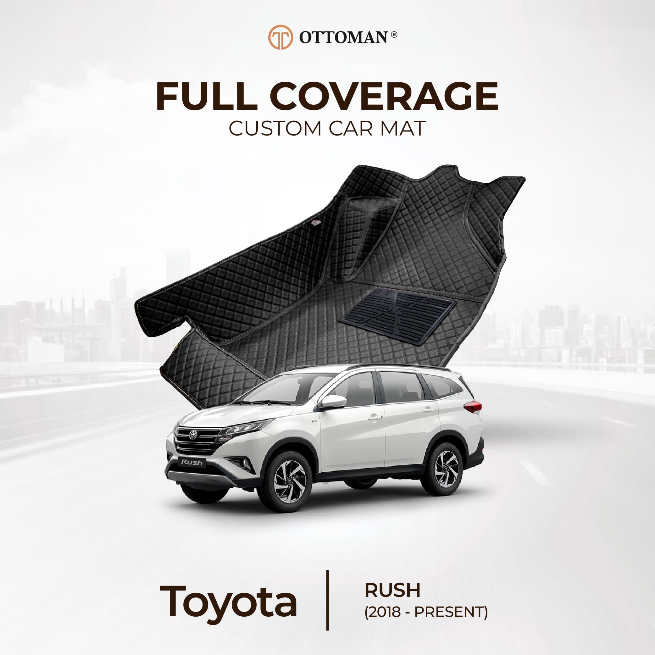 Toyota Rush (2018-Present) Ottoman Car Mat