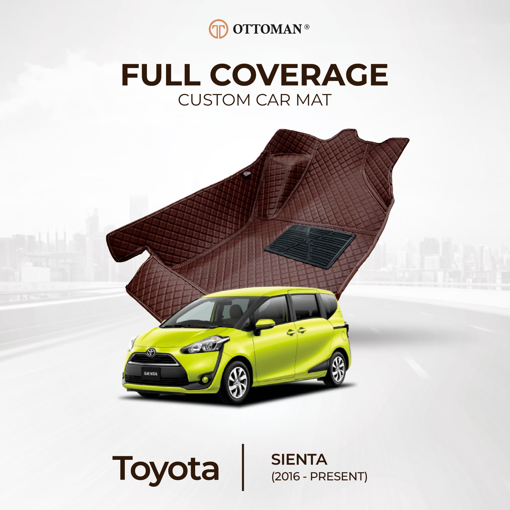 Toyota Sienta (2015-Present) Ottoman Car Mat