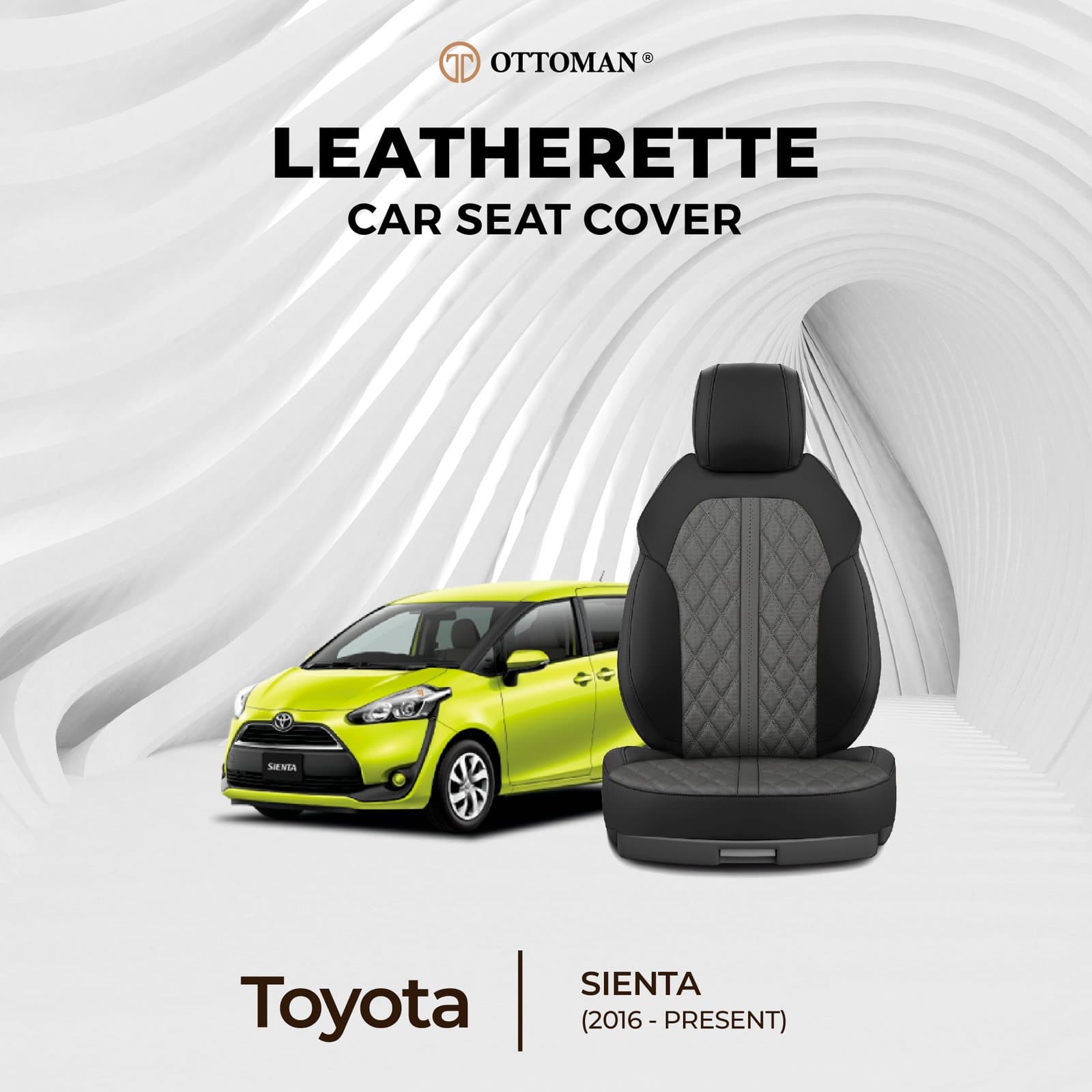 Toyota Sienta (2015-Present) Ottoman Seat Cover