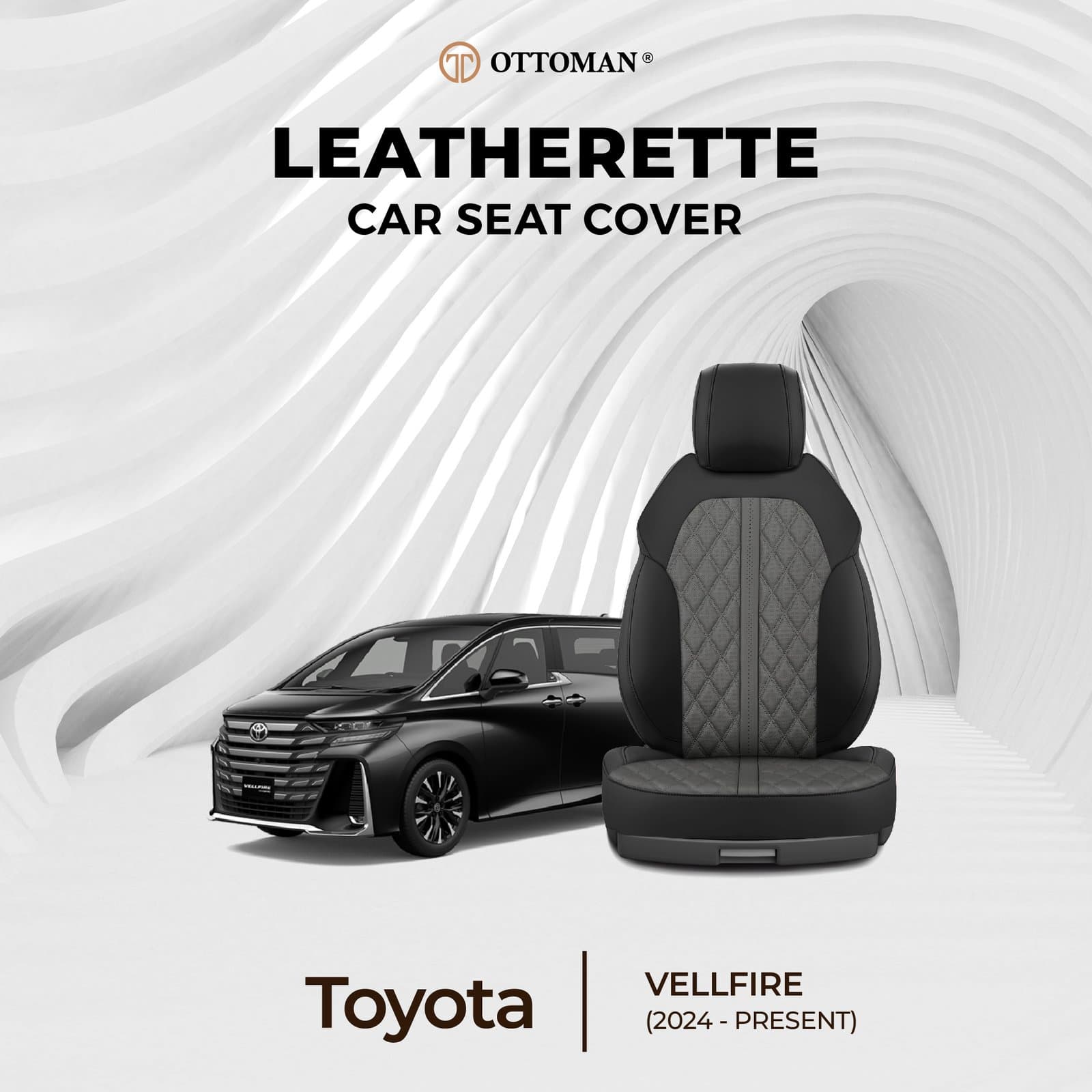 Toyota Vellfire (2024-Present) Ottoman Seat Cover