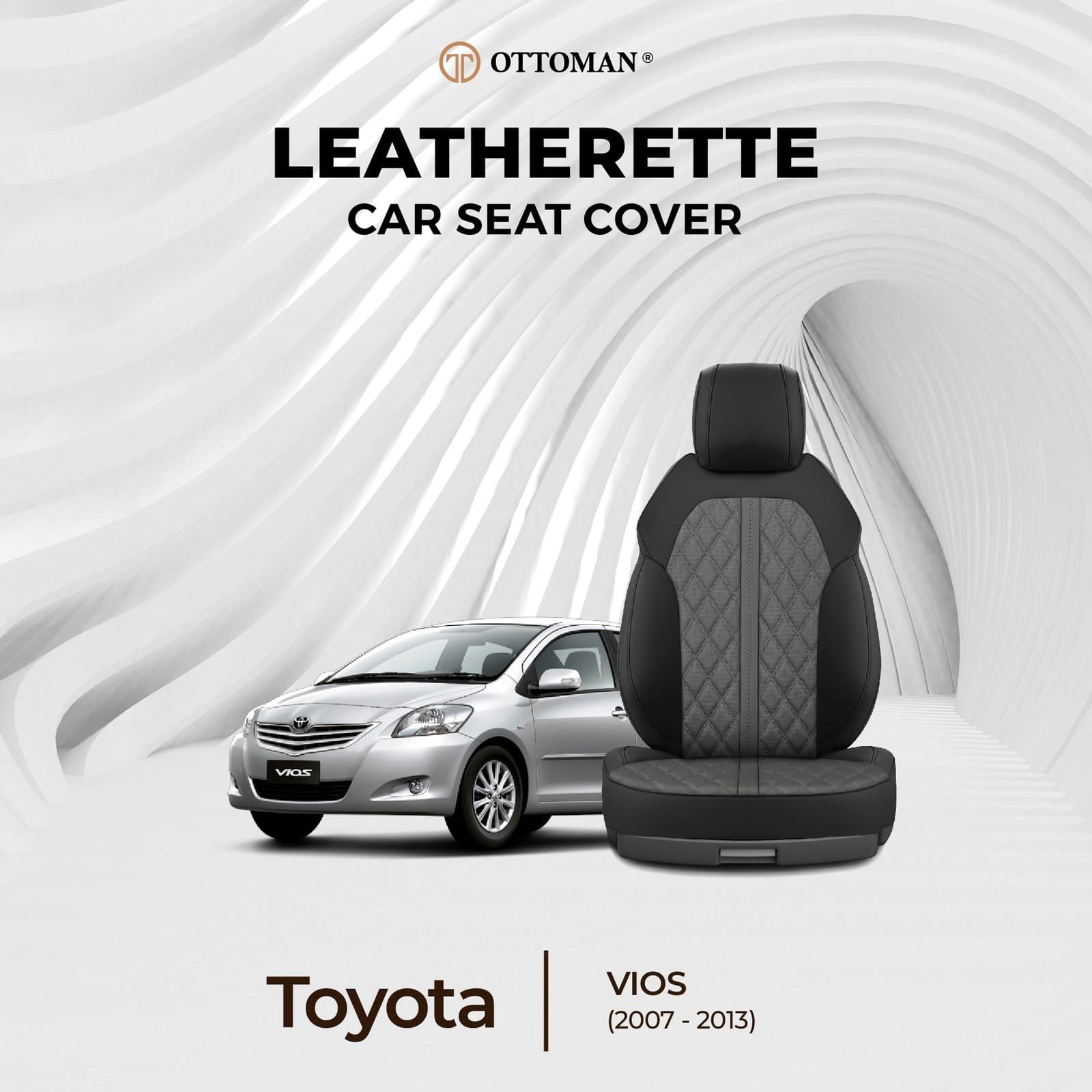 Toyota Vios (2007-2013) Ottoman Seat Cover