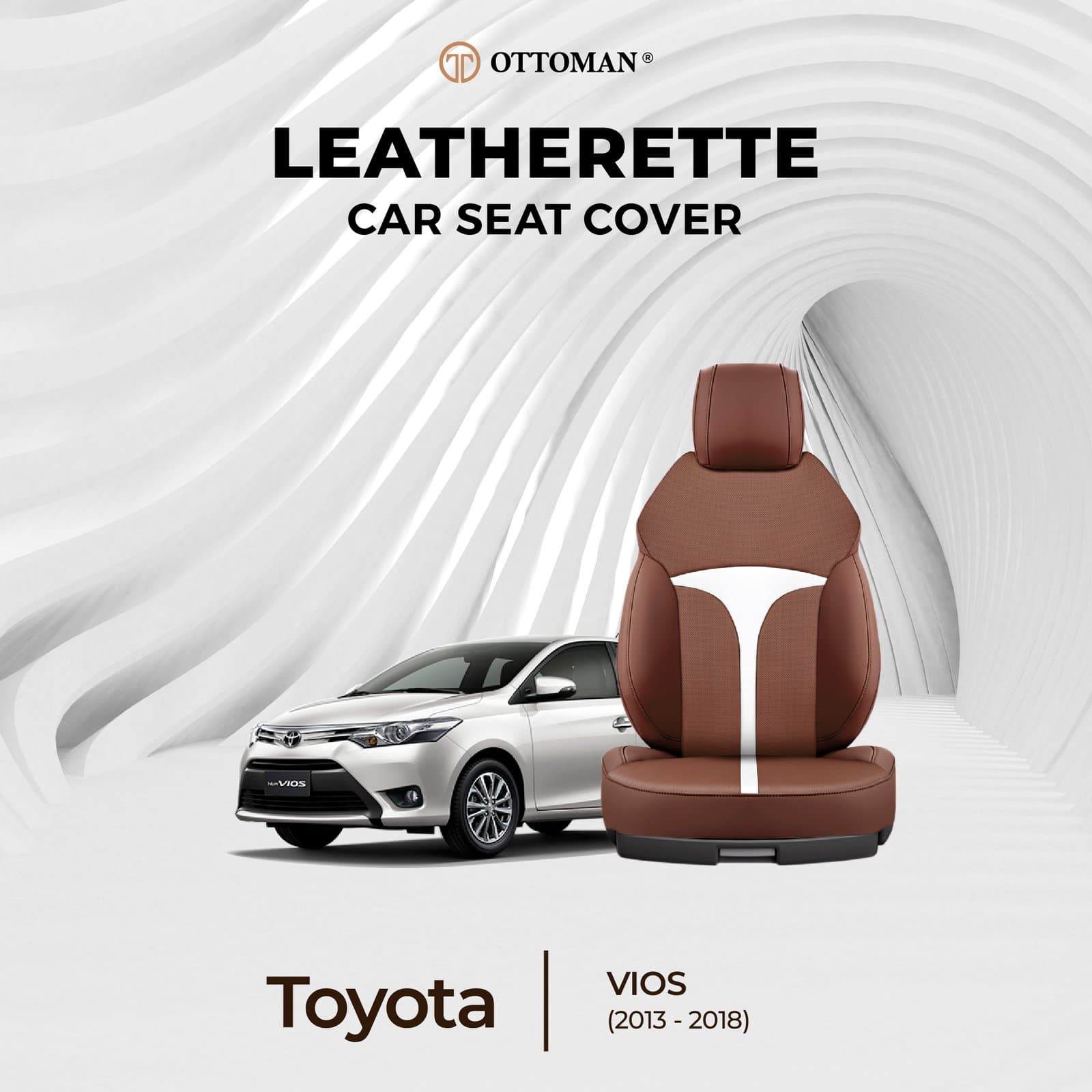 Toyota Vios (2013-2018) Ottoman Seat Cover