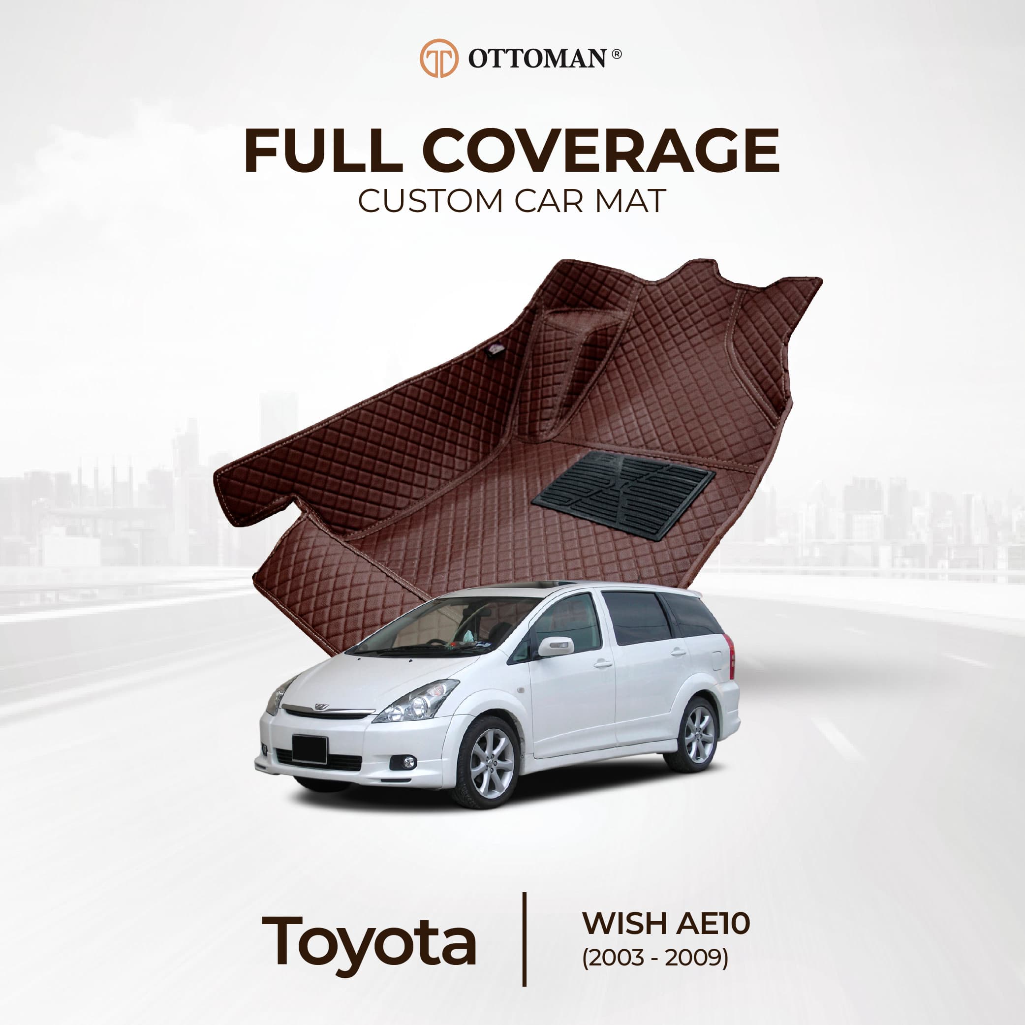 Toyota Wish AE10 (2003-2009) Ottoman Car Mat
