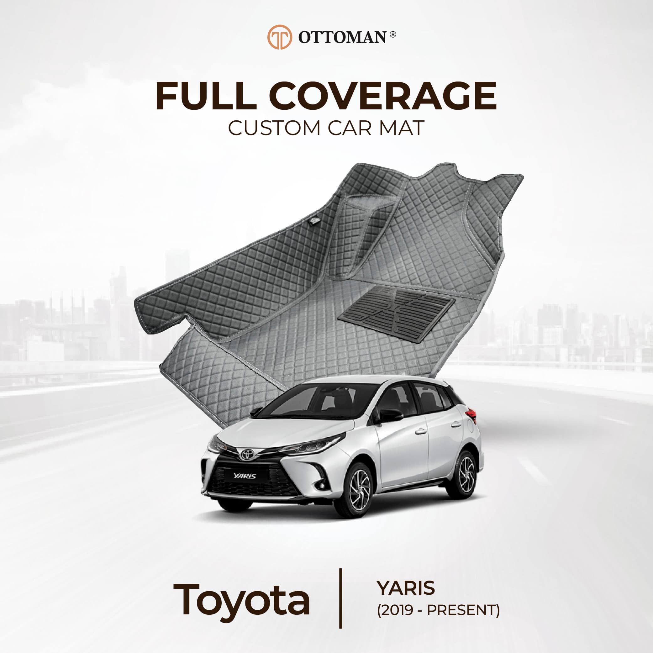 Toyota Yaris (2019-Present) Ottoman Car Mat