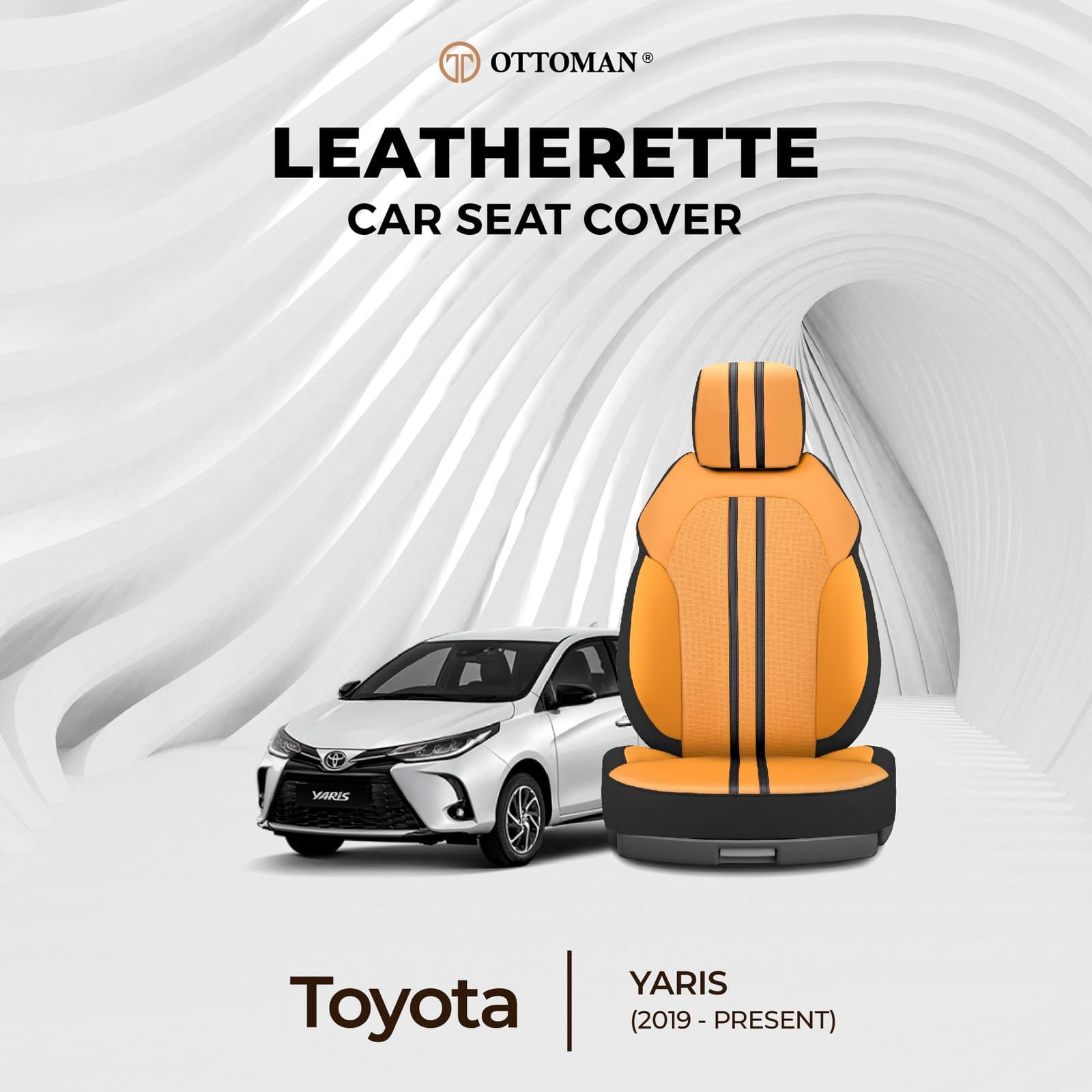 Toyota Yaris (2019-Present) Ottoman Seat Cover