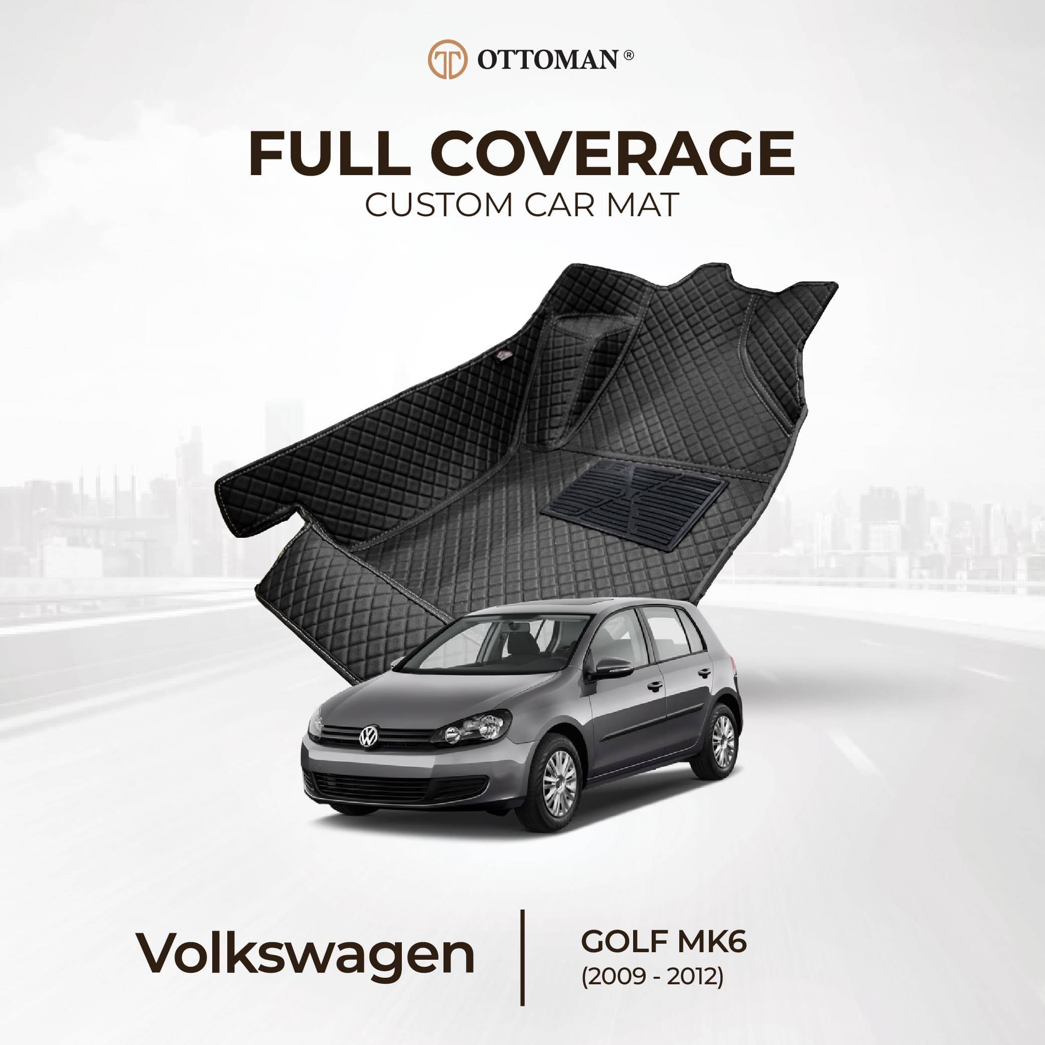 Volkswagen Golf MK6 (2009-2012) Ottoman Car Mat