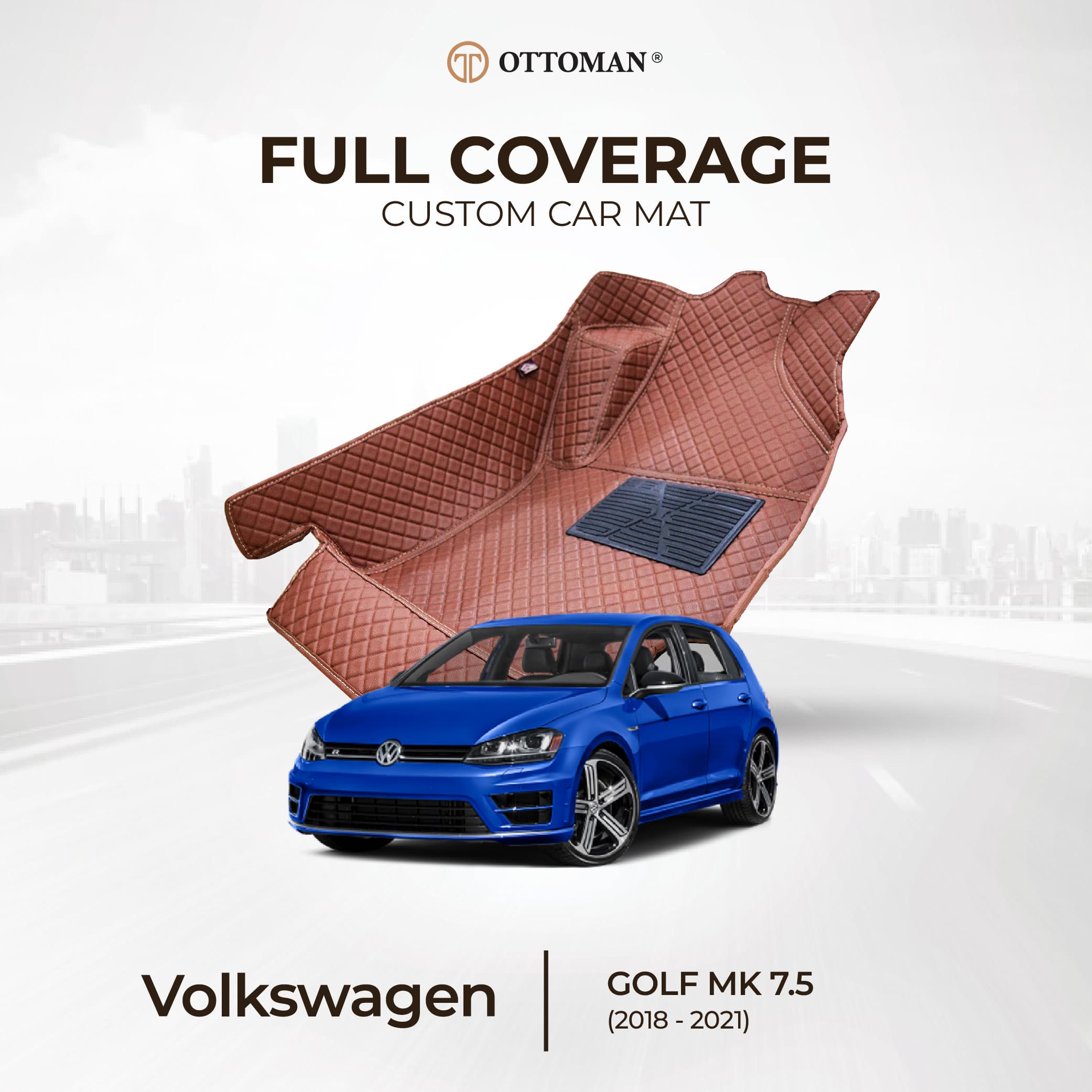 Volkswagen Golf MK7.5 (2018-2021) Ottoman Car Mat