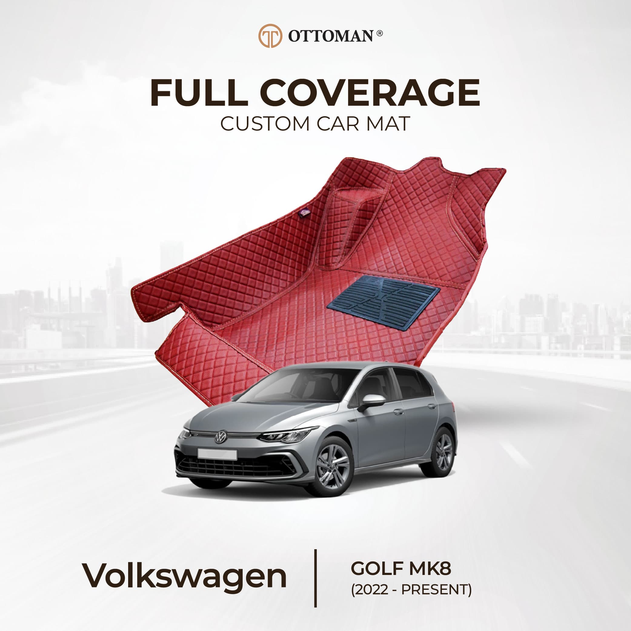 Volkswagen Golf MK8 (2022-Present) Ottoman Car Mat