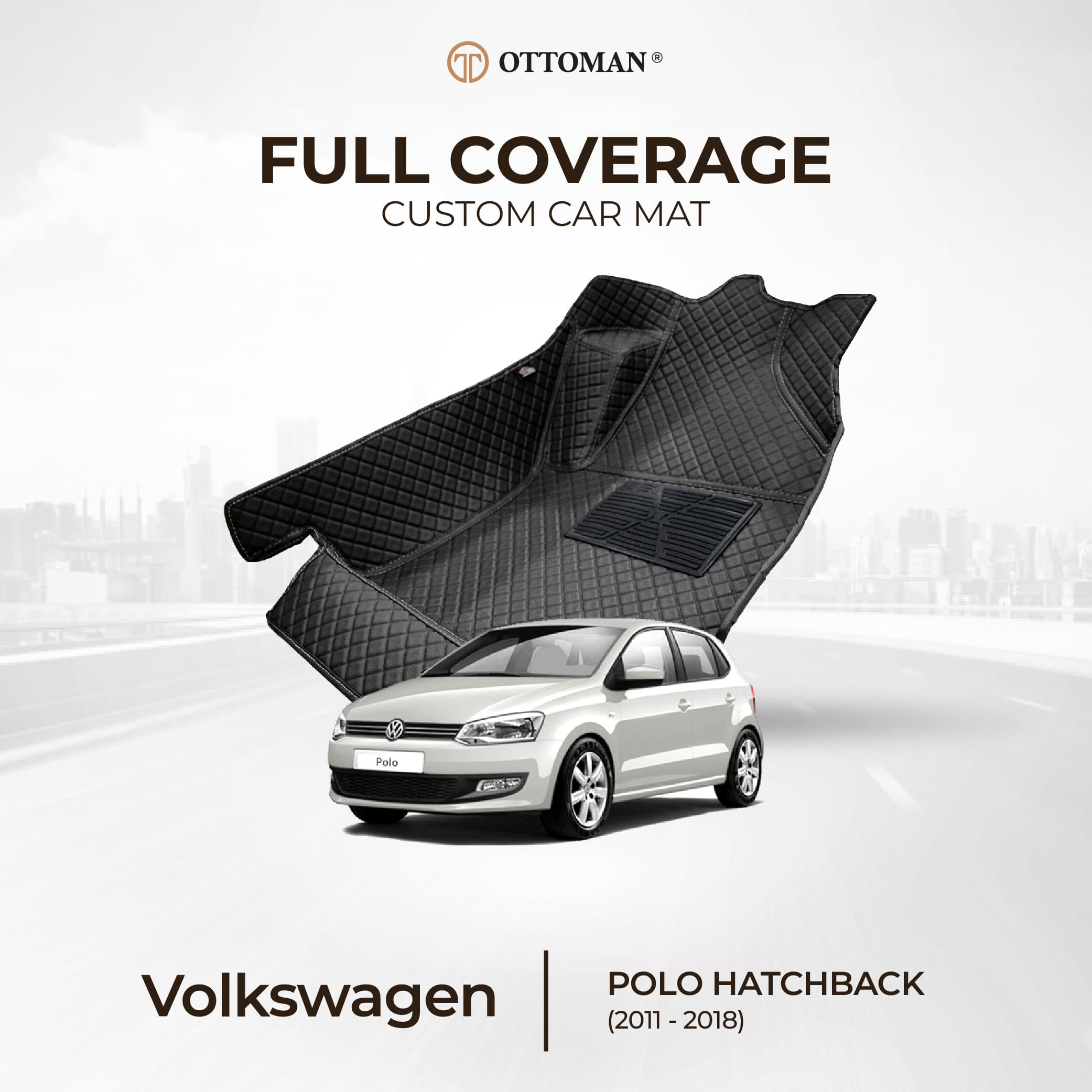 Volkswagen Polo Hatchback (2017-2020) Ottoman Car Mat
