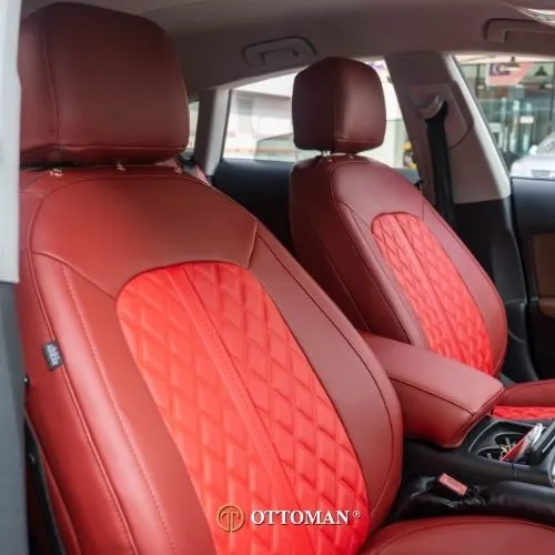 Audi A7 Sportback Adamas Series Red & Maroon — real install