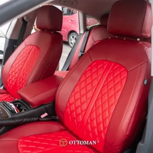 Audi A7 Sportback Adamas Series Red & Maroon — real install