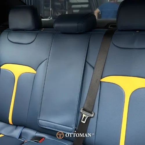 BMW 5 Series Titan Series Denim Blue + Yellow — real install