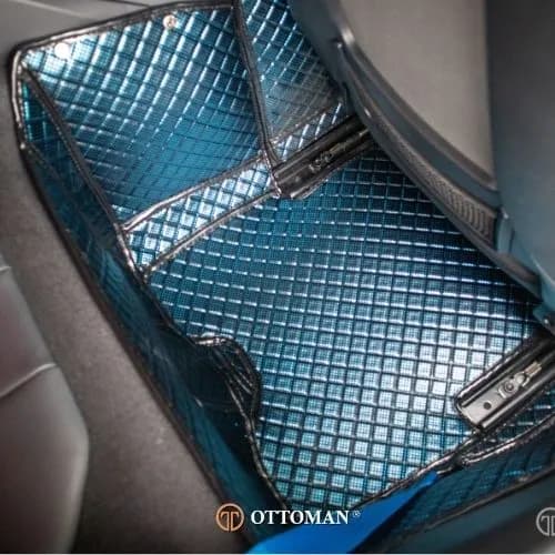 BMW i8 fitted with Blue 3D car mat