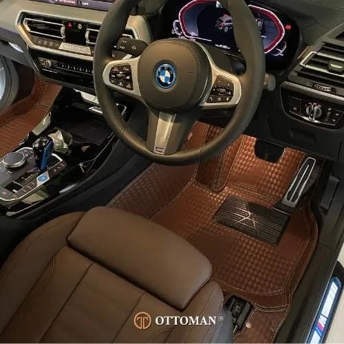 BMW iX3 Titanium Series Brown — real install