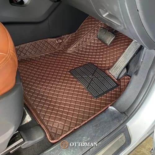 Hyundai Santa Fe fitted with Brown 3D car mat