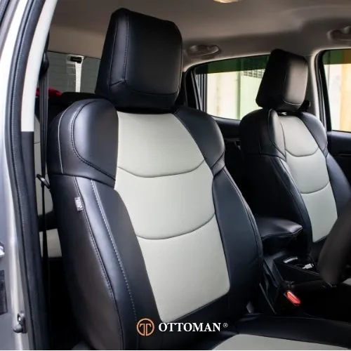 Isuzu D-Max fitted with Grey & Black seat covers